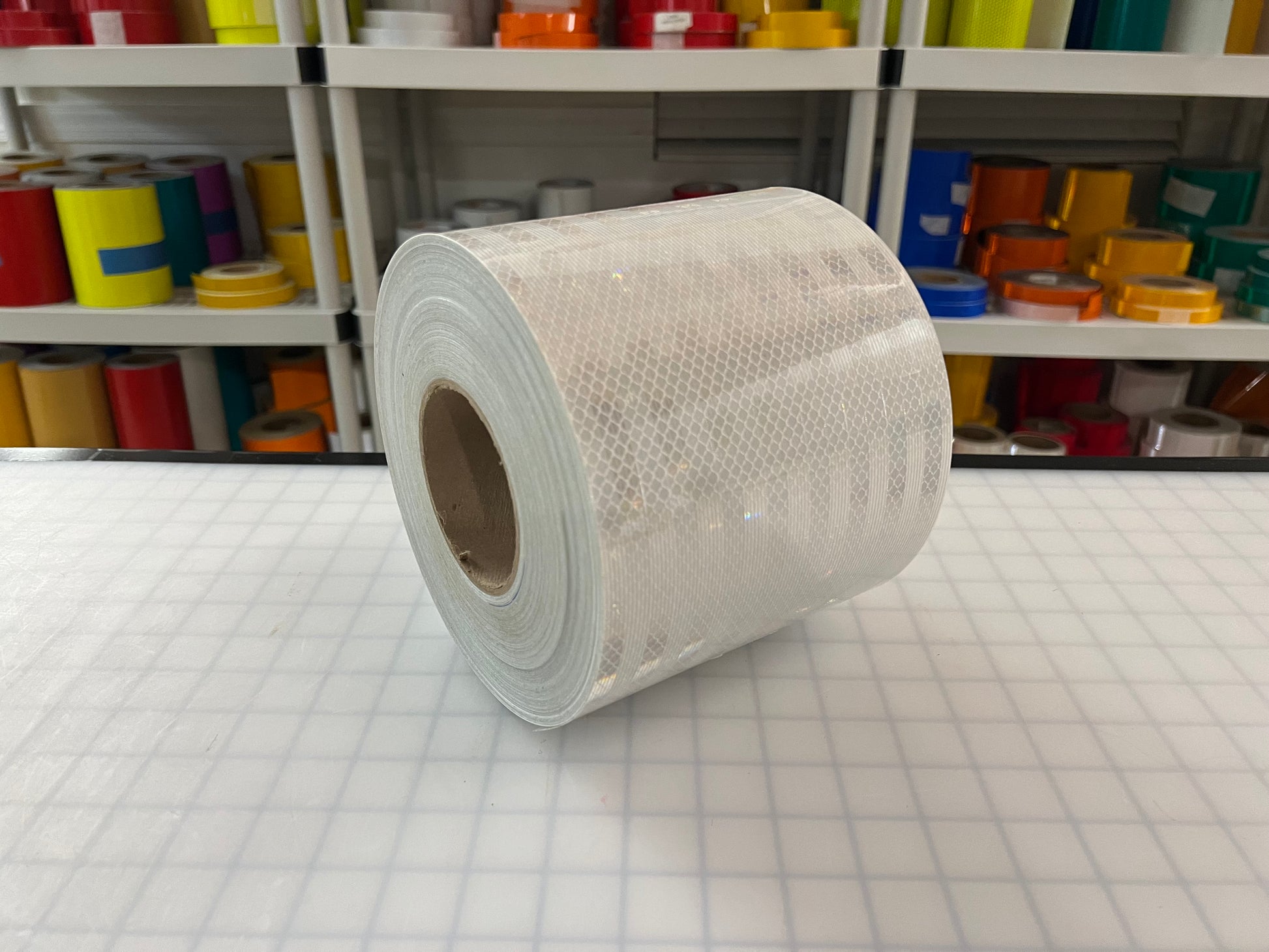 6" Inch White Reflective Tape 3M 3930 HIP - Reflective Pro