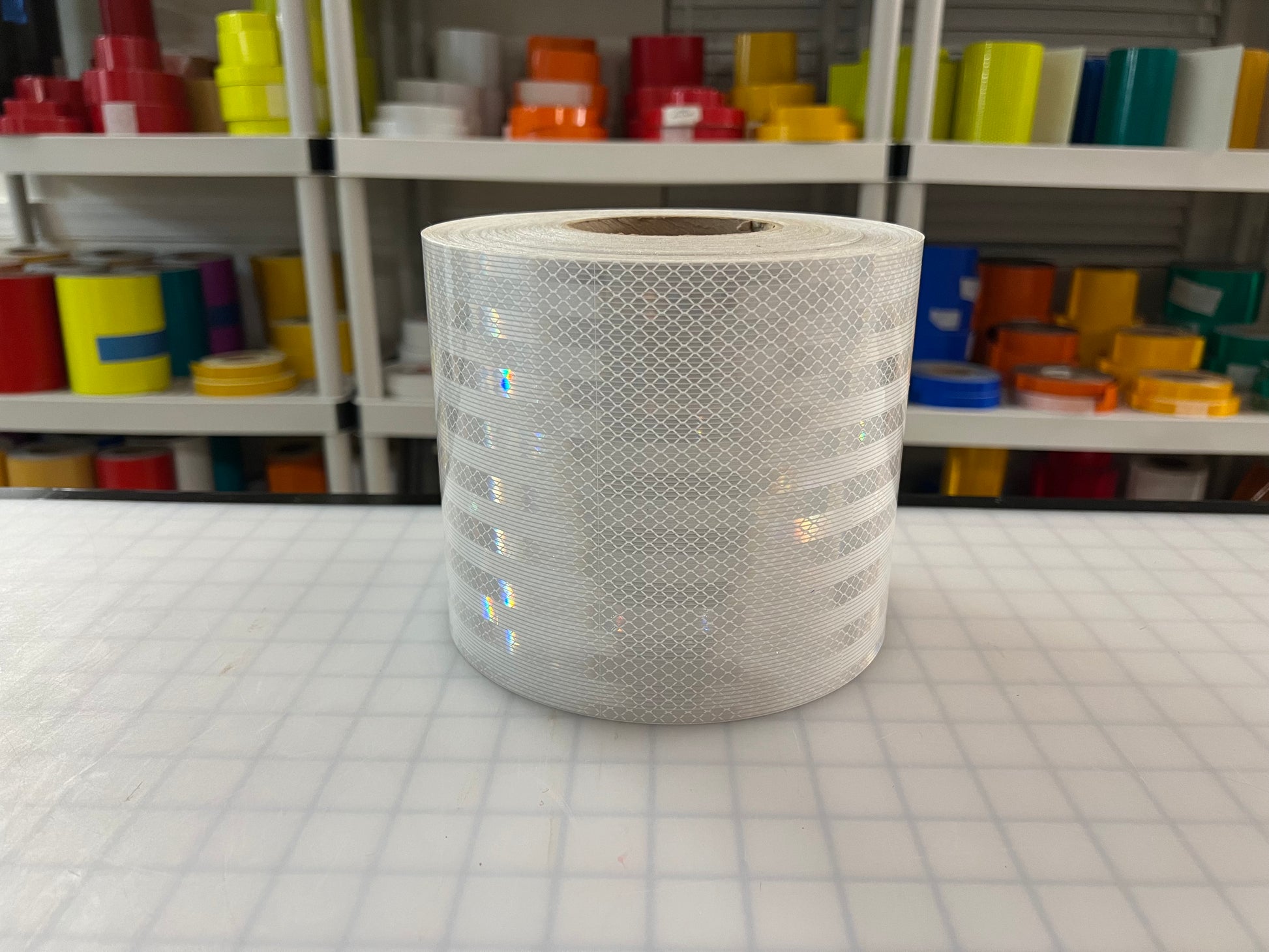 6" Inch White Reflective Tape 3M 3930 HIP - Reflective Pro