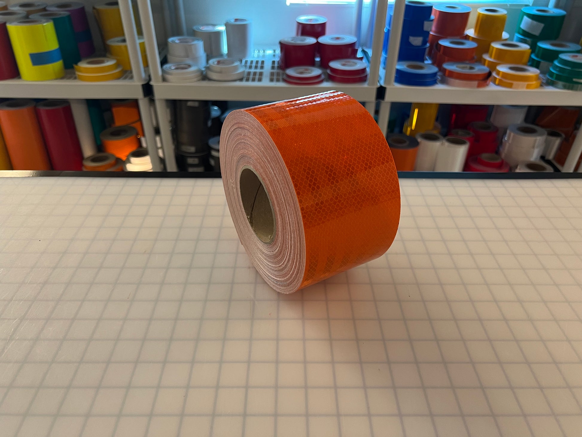 4" Inch Orange Reflective Tape 3M 3930 HIP - Reflective Pro