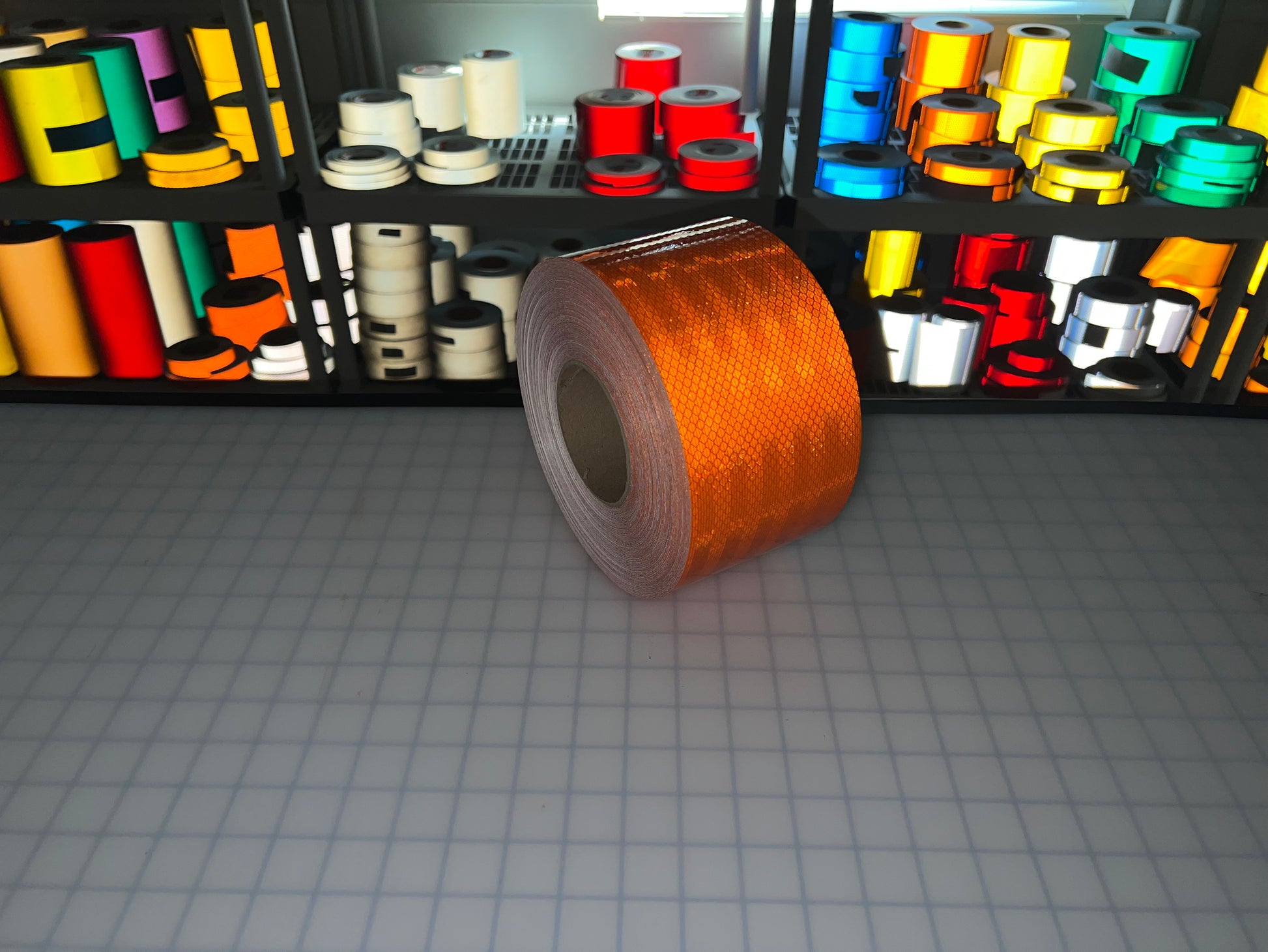4" Inch Orange Reflective Tape 3M 3930 HIP - Reflective Pro