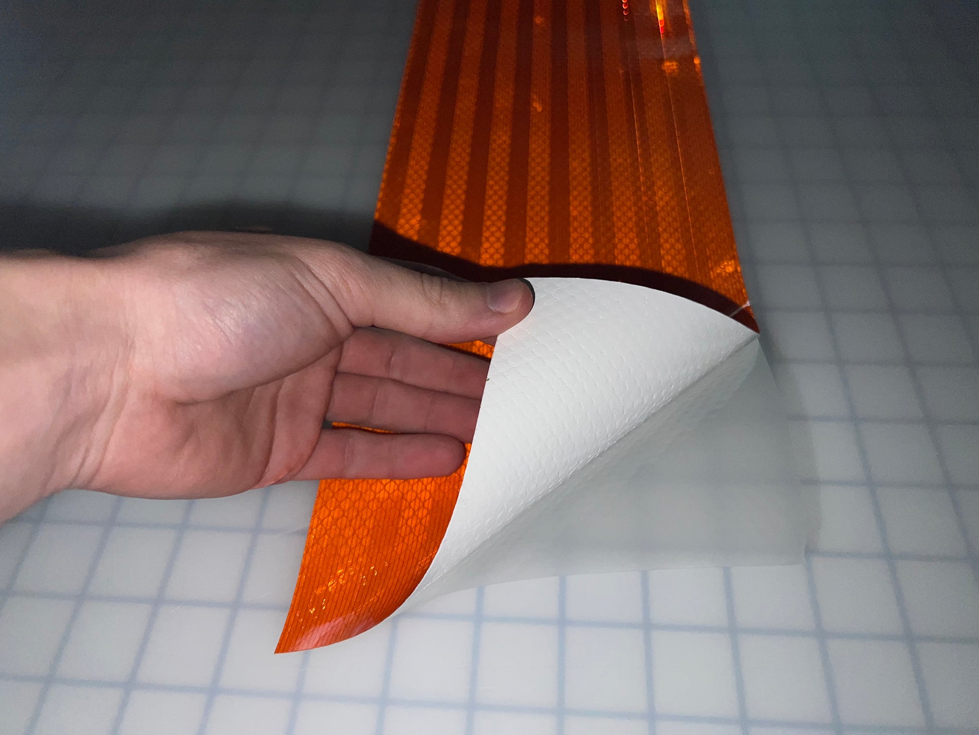 6" Inch Orange Reflective Tape 3M 3930 HIP - Reflective Pro