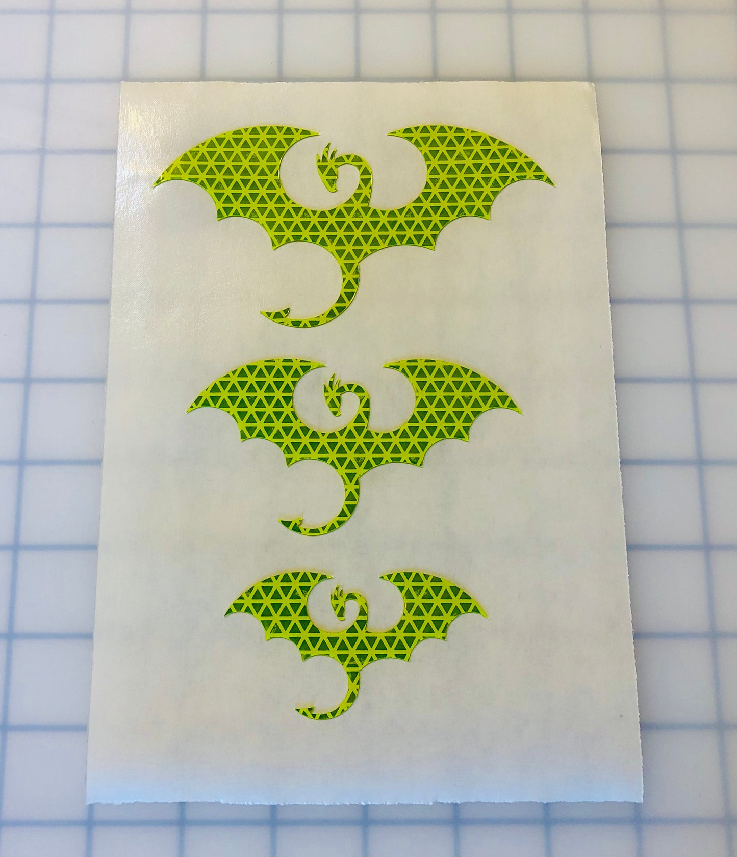 Reflective Prismatic "Dragon" Sticker Oralite V98
