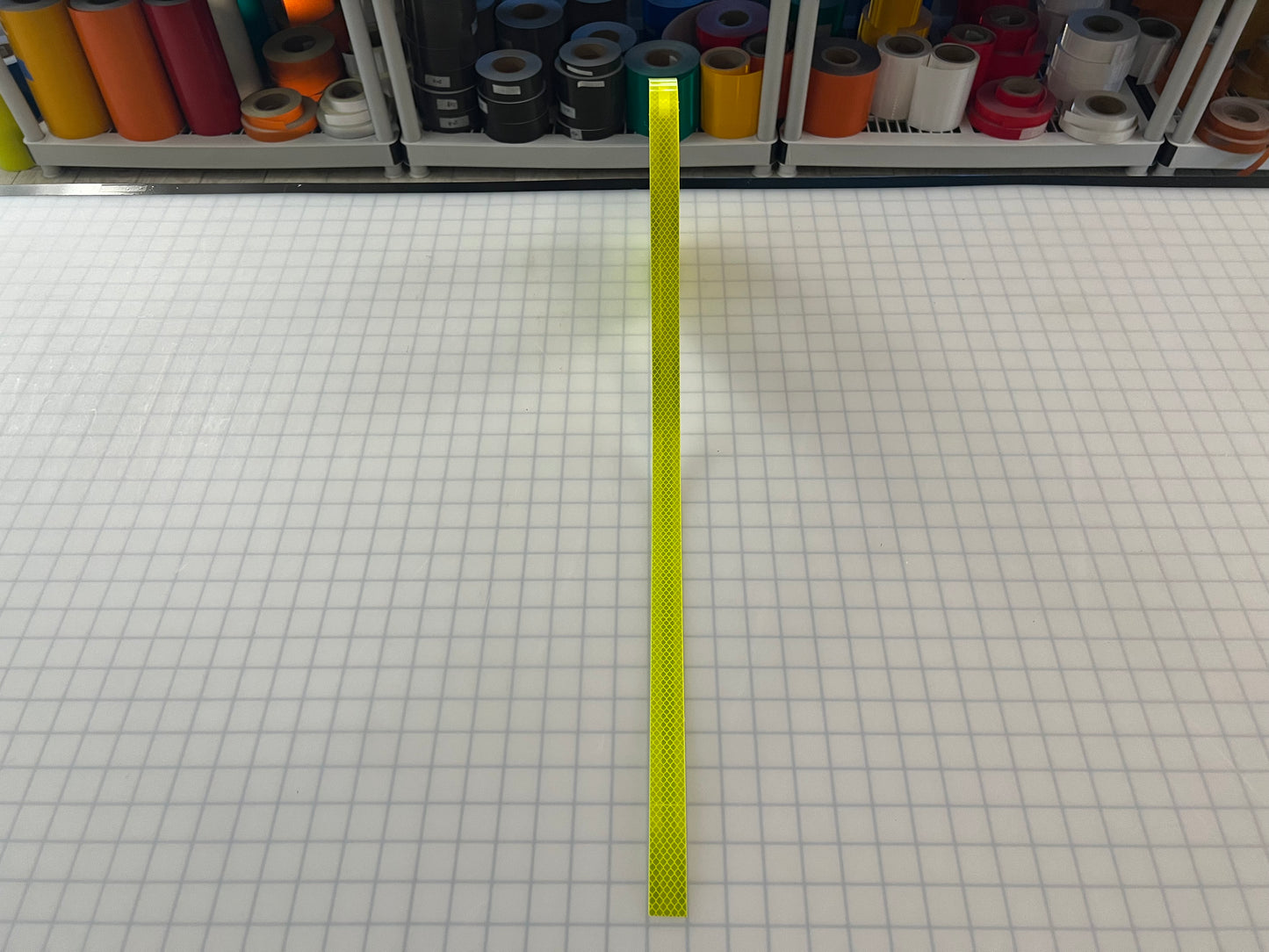 1" Inch Fluorescent Lime Reflective Tape 3M 3930 HIP - Reflective Pro