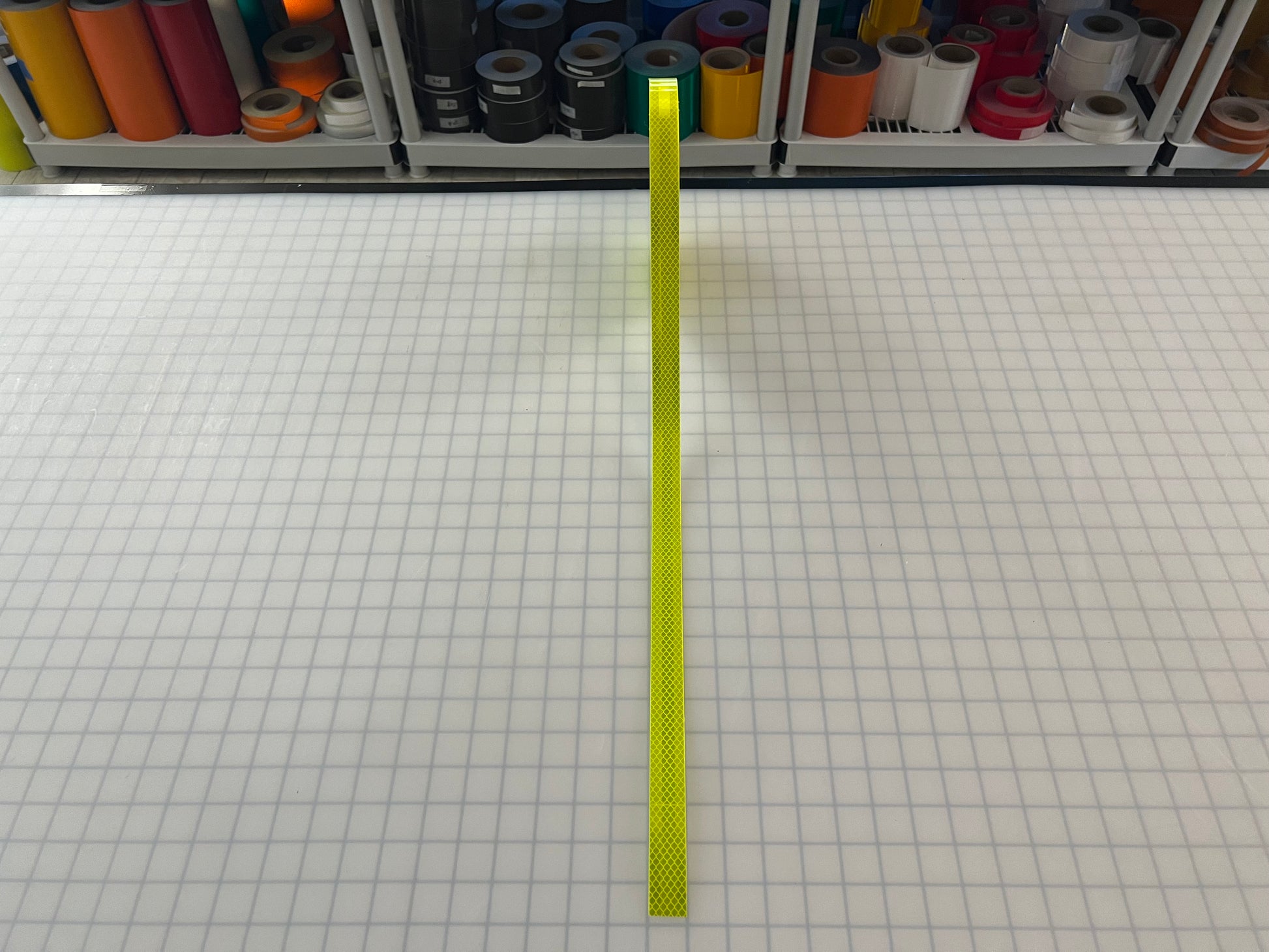 1" Inch Fluorescent Lime Reflective Tape 3M 3930 HIP - Reflective Pro