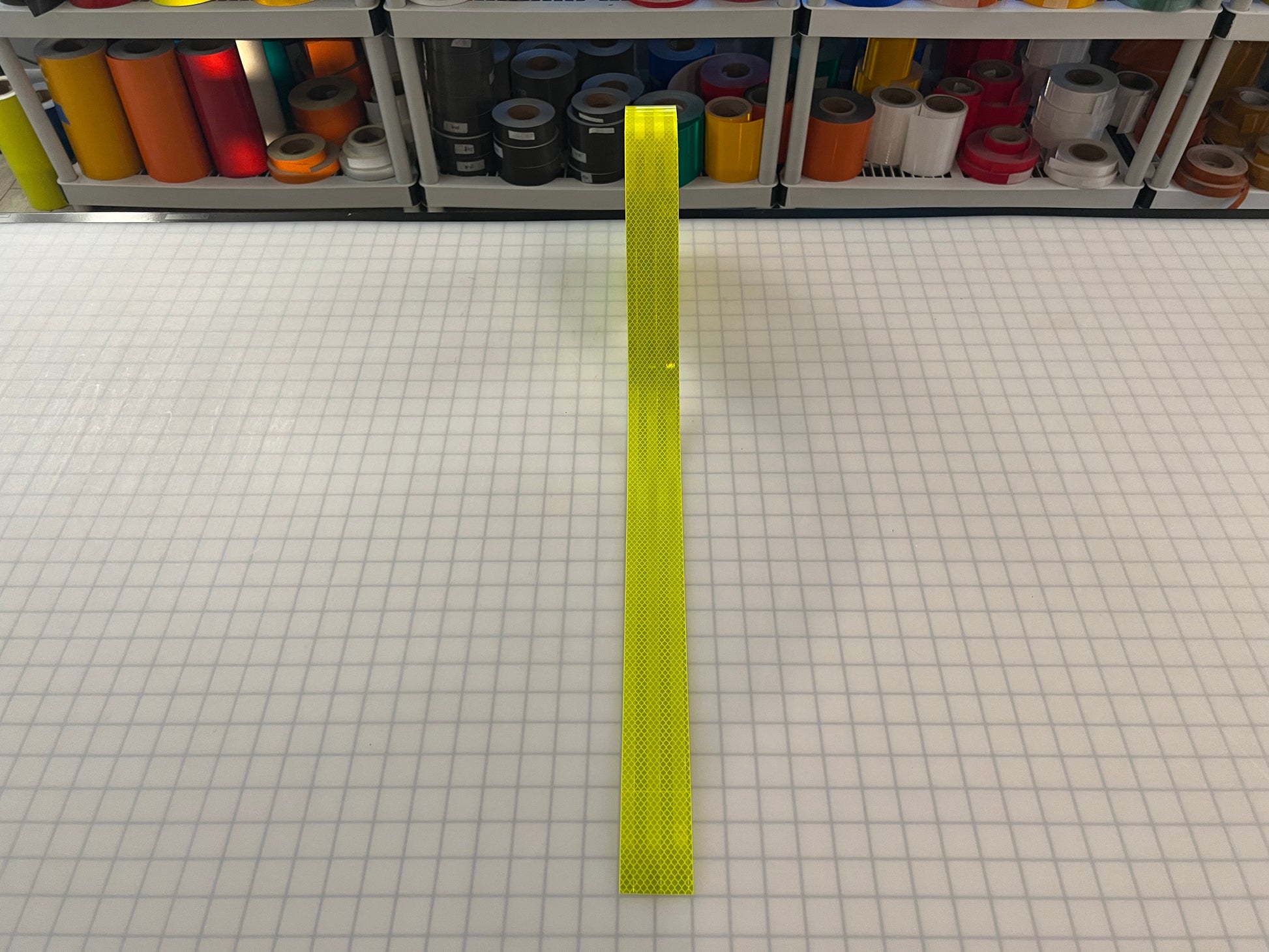 2" Inch Fluorescent Lime Reflective Tape 3M 3930 HIP - Reflective Pro
