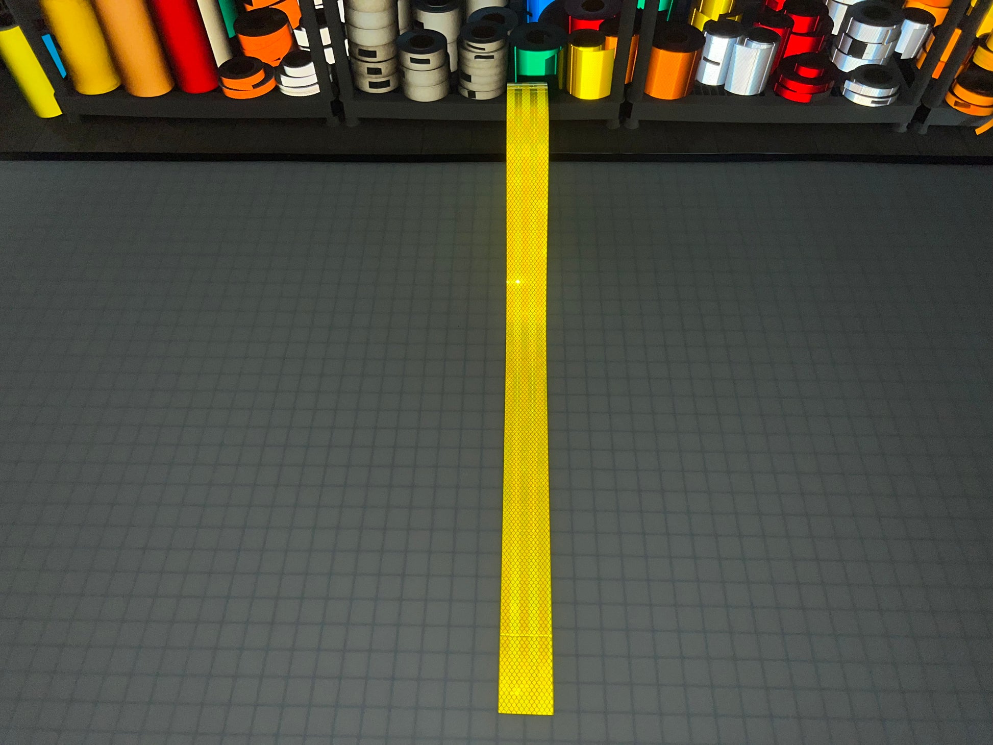 2" Inch Fluorescent Lime Reflective Tape 3M 3930 HIP - Reflective Pro