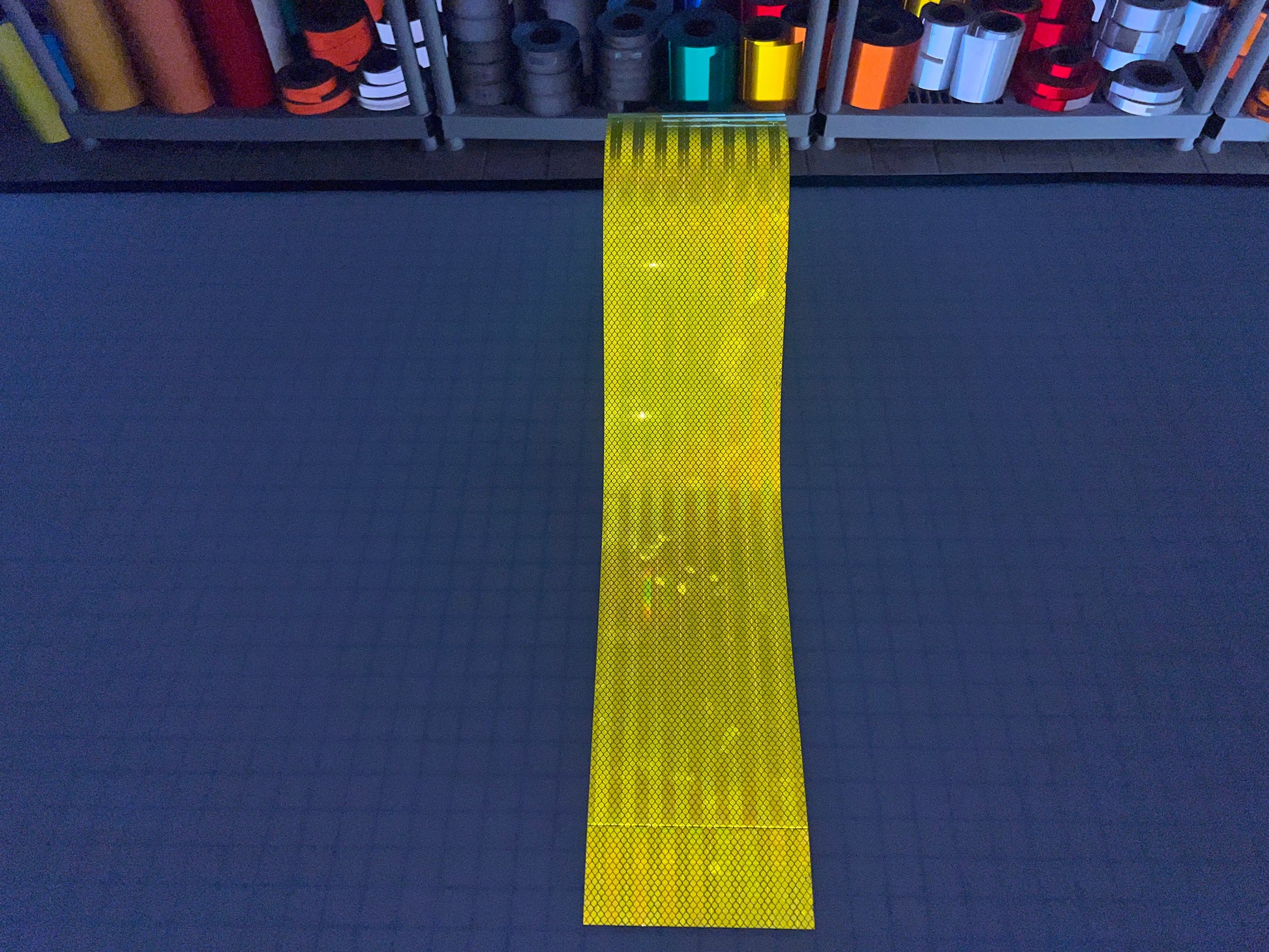 6" Inch Fluorescent Lime Reflective Tape 3M 3930 HIP - Reflective Pro