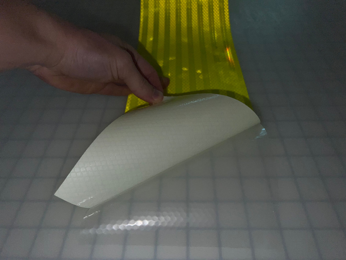 6" Inch Fluorescent Lime Reflective Tape 3M 3930 HIP - Reflective Pro