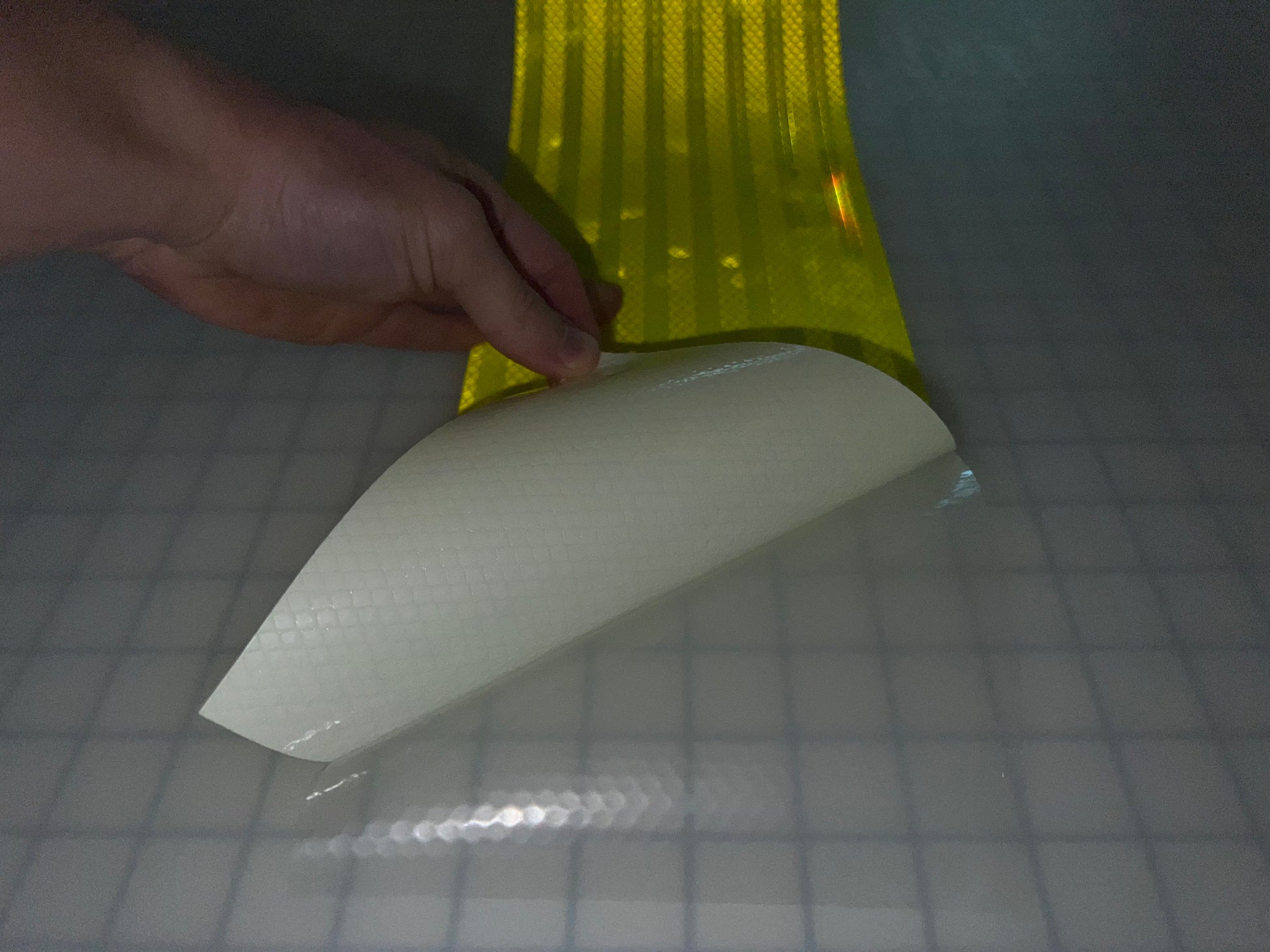 6" Inch Fluorescent Lime Reflective Tape 3M 3930 HIP - Reflective Pro