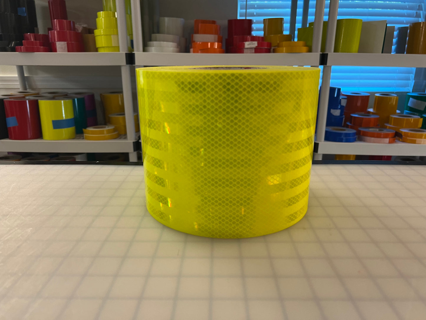 6" Inch Fluorescent Lime Reflective Tape 3M 3930 HIP - Reflective Pro