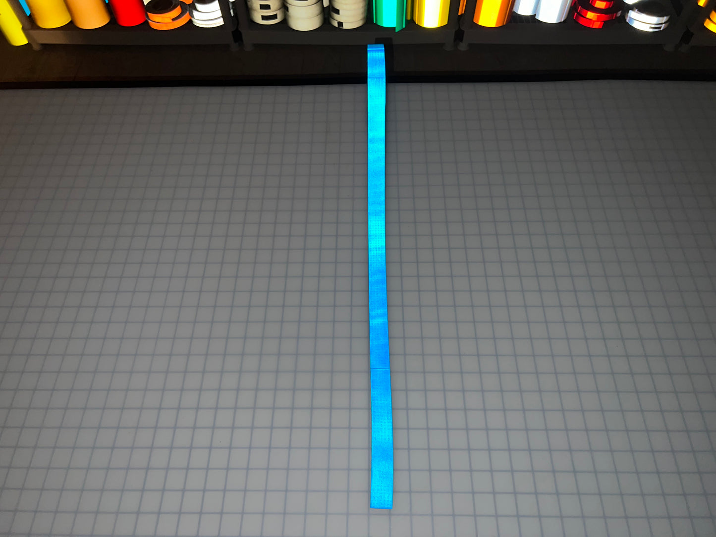1" Inch Oralite V82 Blue Prismatic Reflective Tape (Type 5) - Reflective Pro