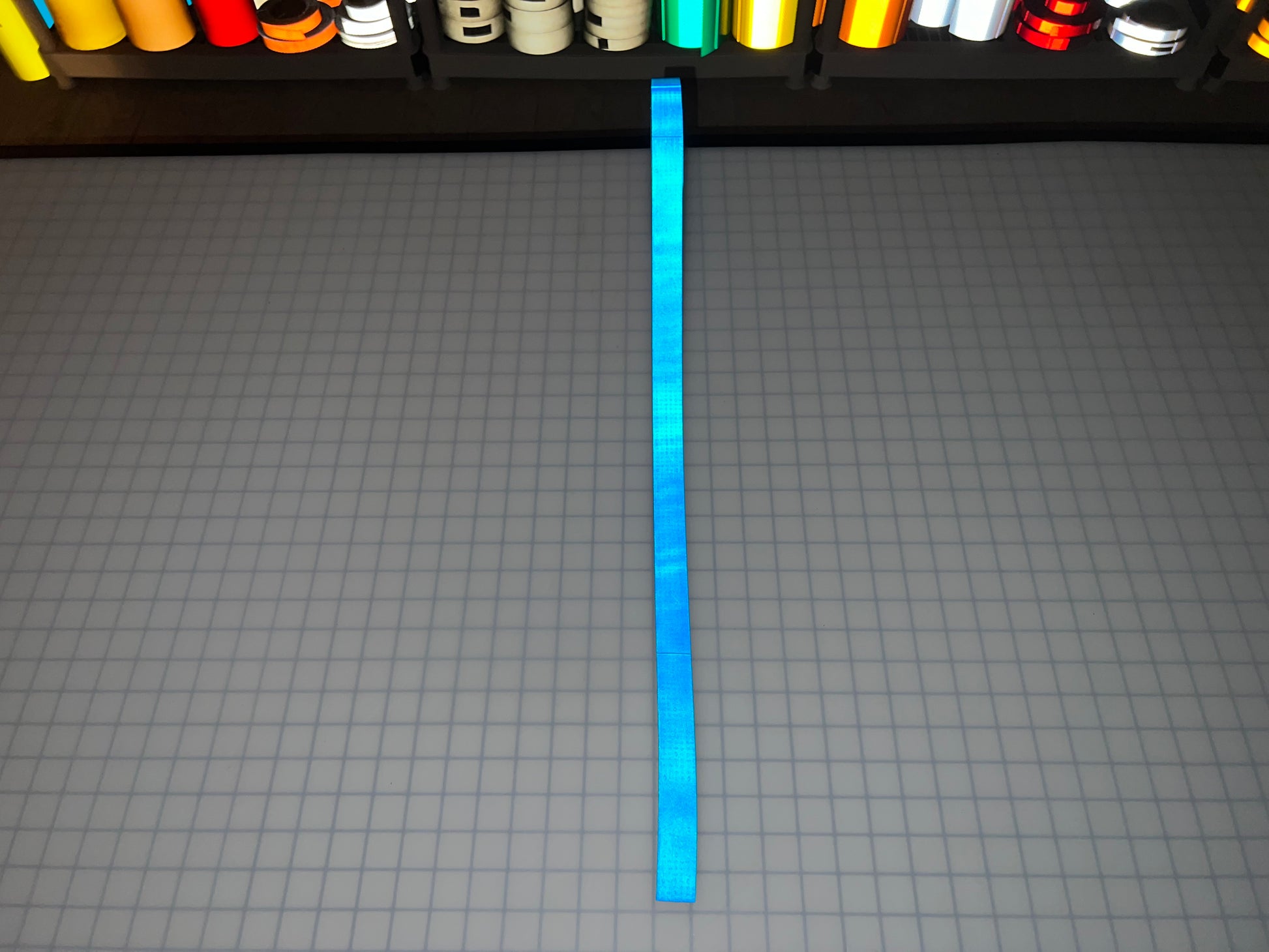 1" Inch Oralite V82 Blue Prismatic Reflective Tape (Type 5) - Reflective Pro