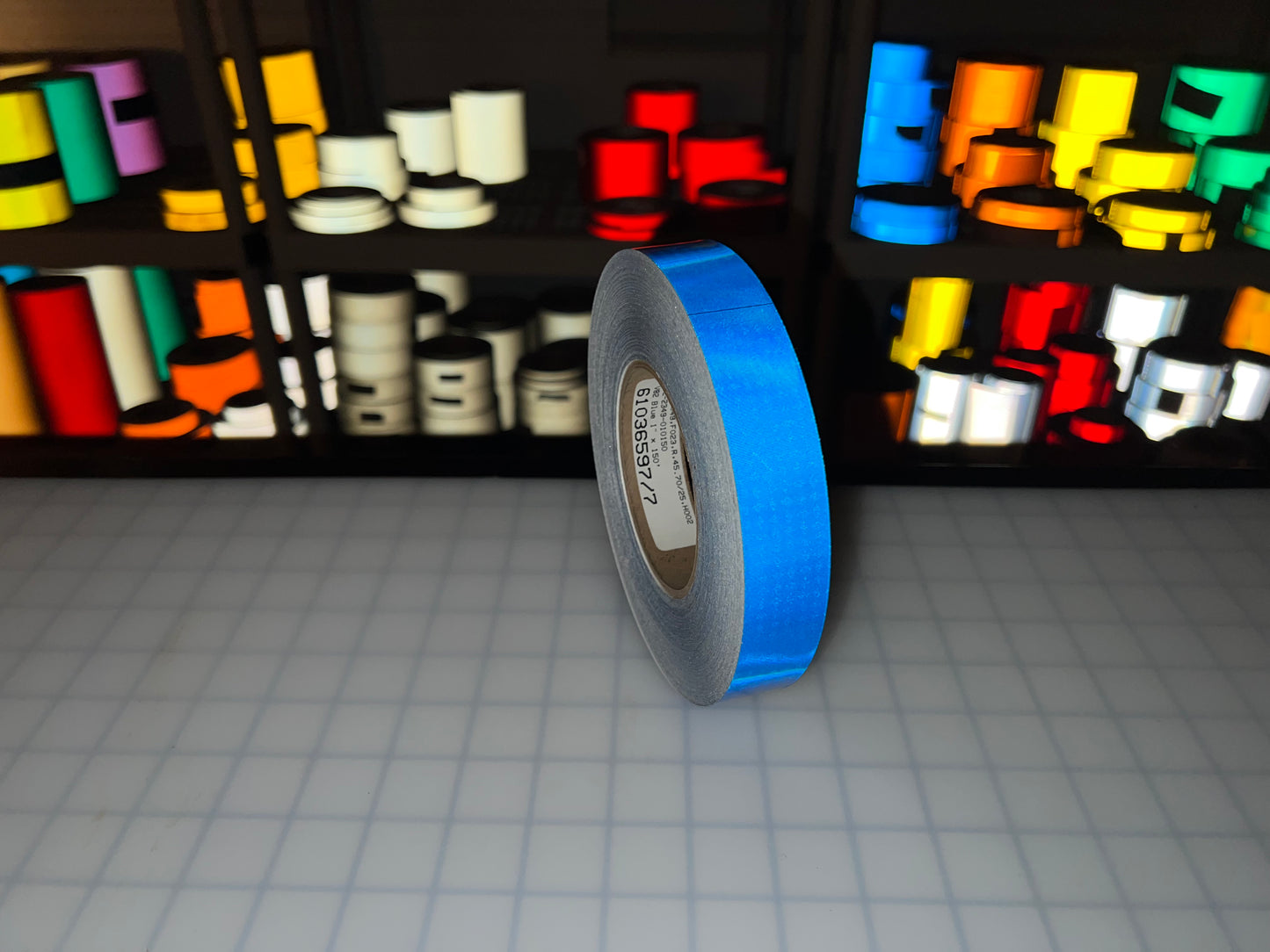 1" Inch Oralite V82 Blue Prismatic Reflective Tape (Type 5) - Reflective Pro