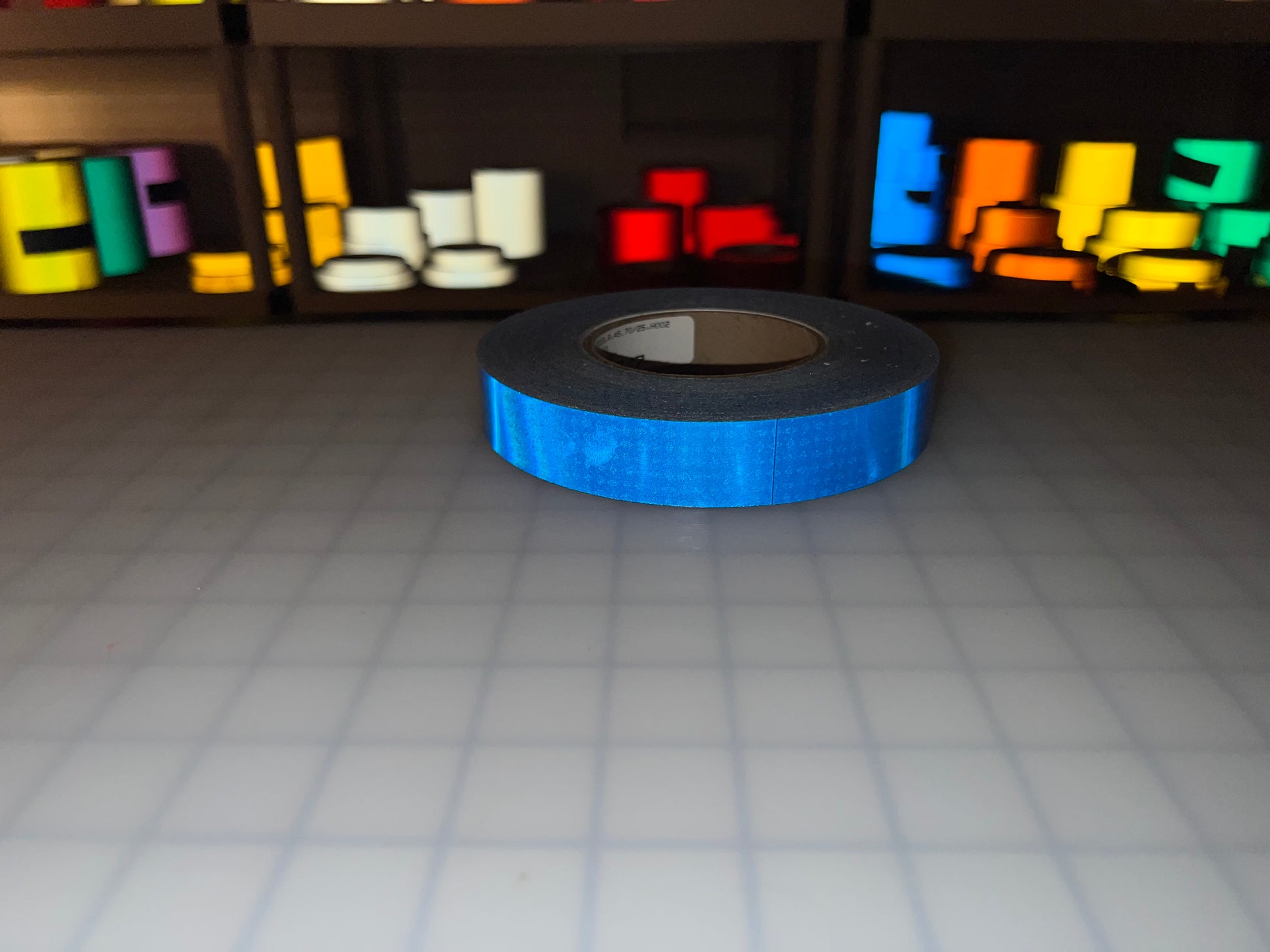 1" Inch Oralite V82 Blue Prismatic Reflective Tape (Type 5) - Reflective Pro