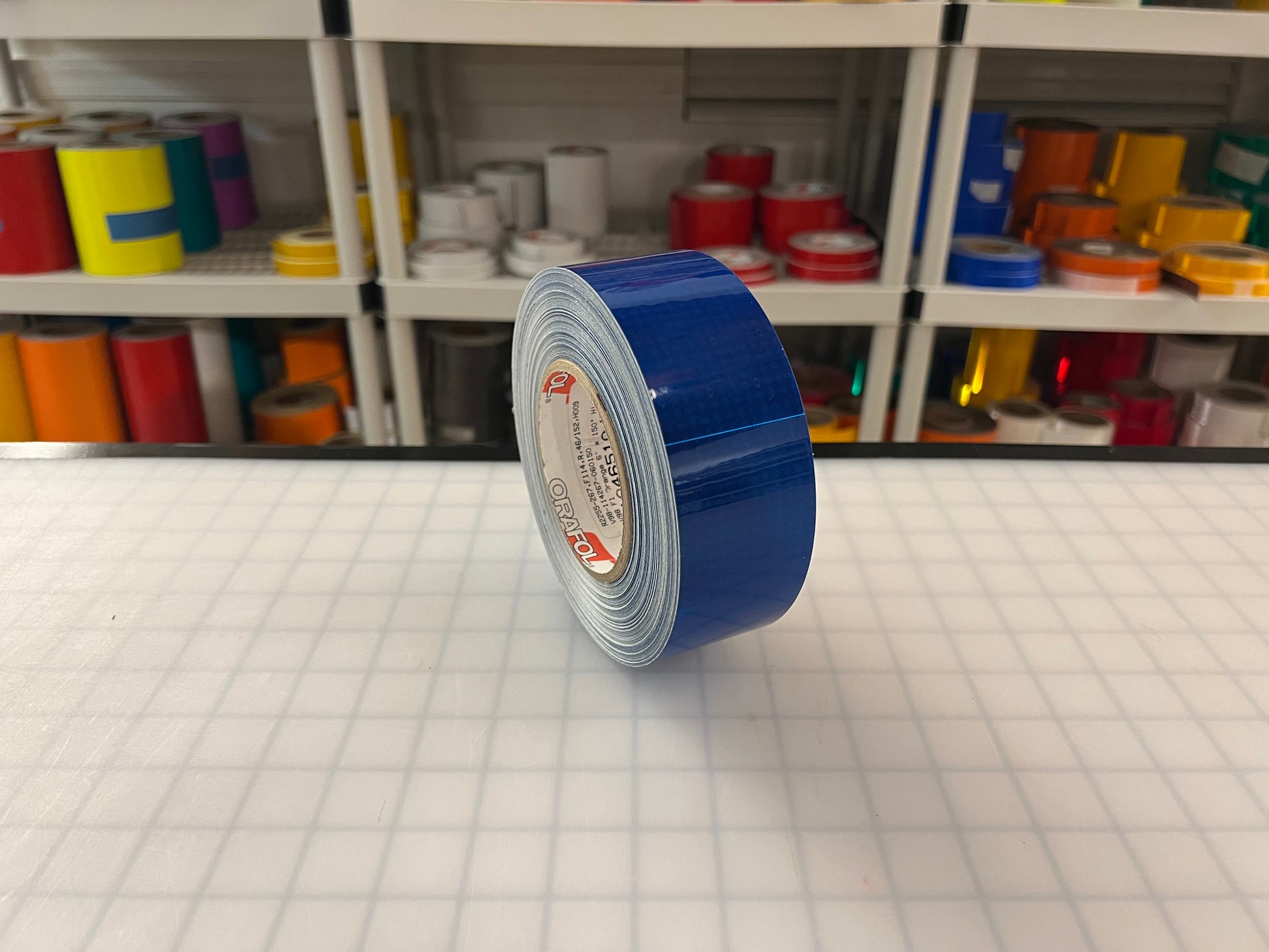 2" Inch Oralite V82 Blue Prismatic Reflective Tape (Type 5) - Reflective Pro