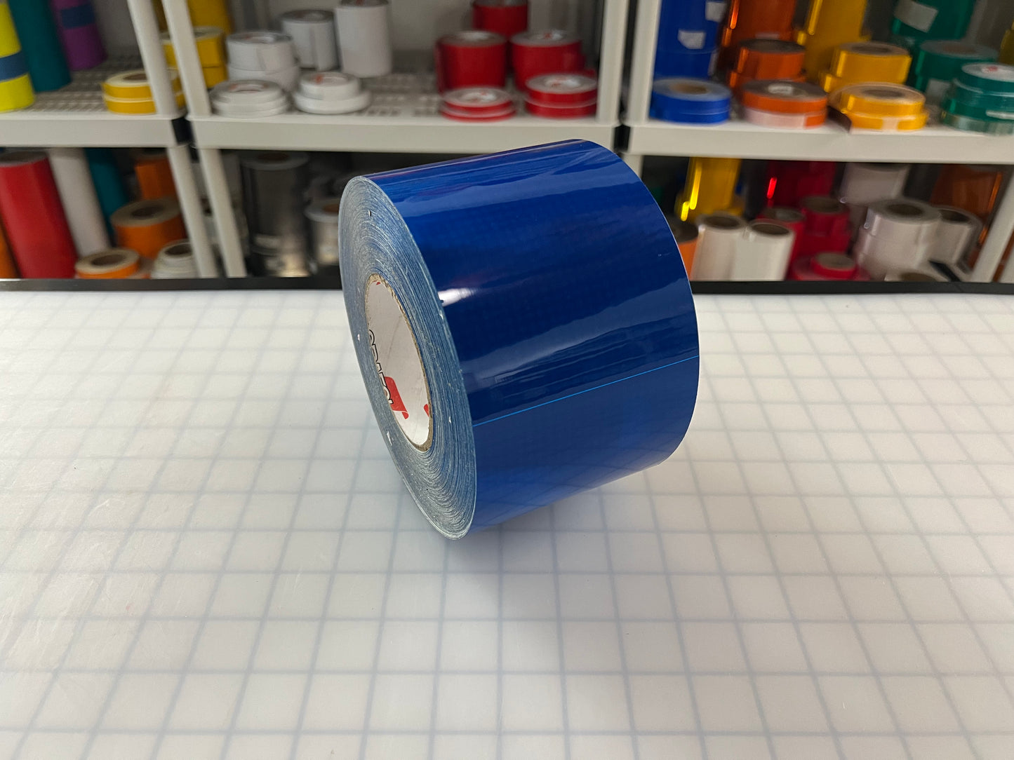 4" Inch Oralite V82 Blue Prismatic Reflective Tape (Type 5)