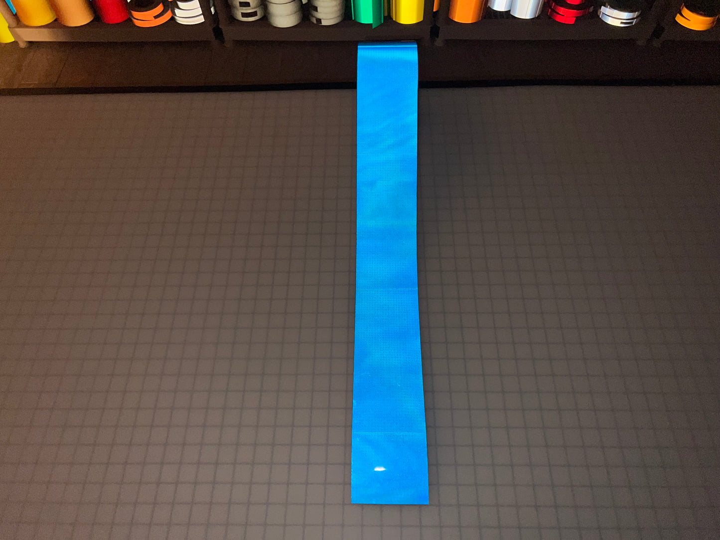 4" Inch Oralite V82 Blue Prismatic Reflective Tape (Type 5)