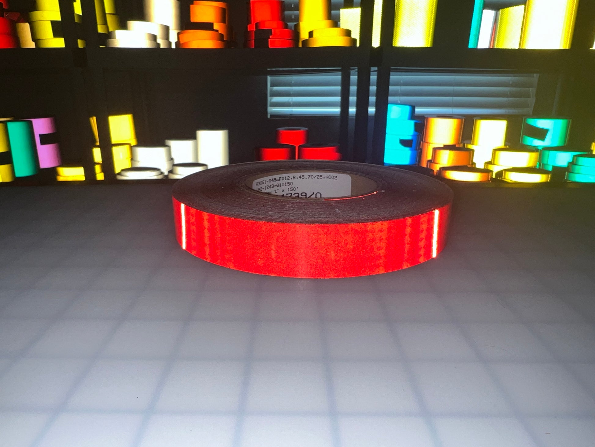 1" Inch Oralite V82 Red Prismatic Reflective Tape (Type 5) - Reflective Pro