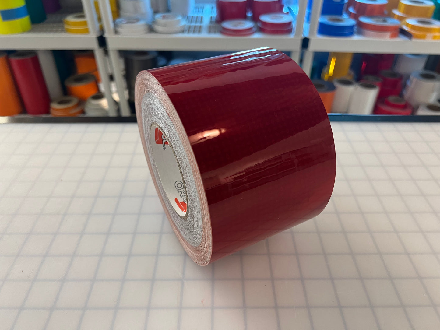 4" Inch Oralite V82 Red Prismatic Reflective Tape (Type 5) - Reflective Pro