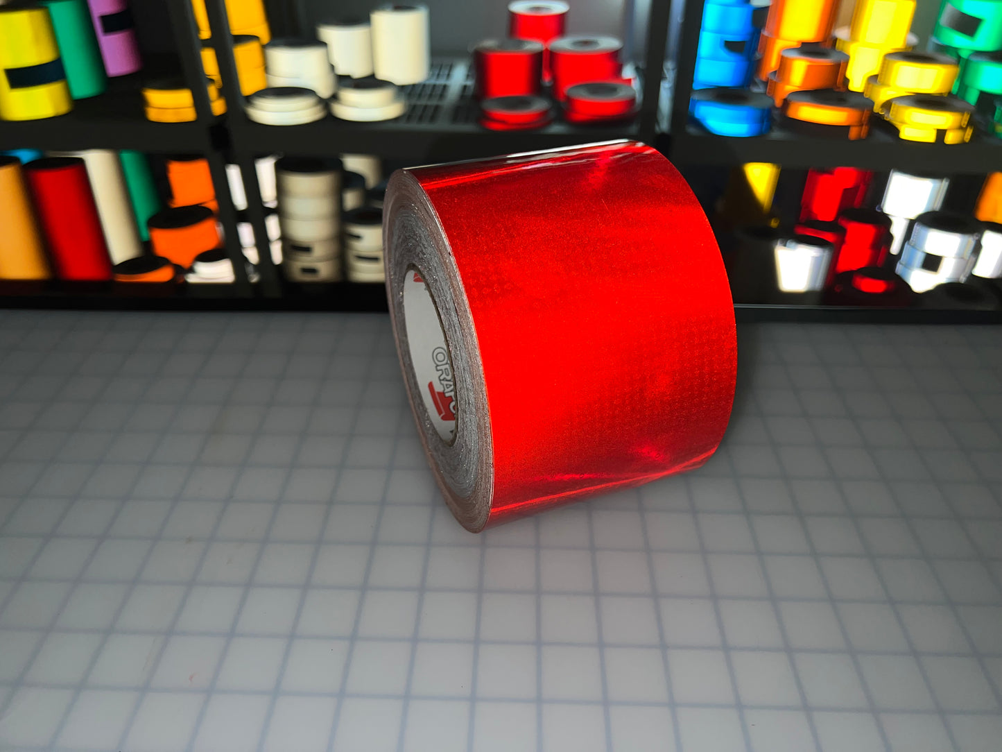 4" Inch Oralite V82 Red Prismatic Reflective Tape (Type 5) - Reflective Pro