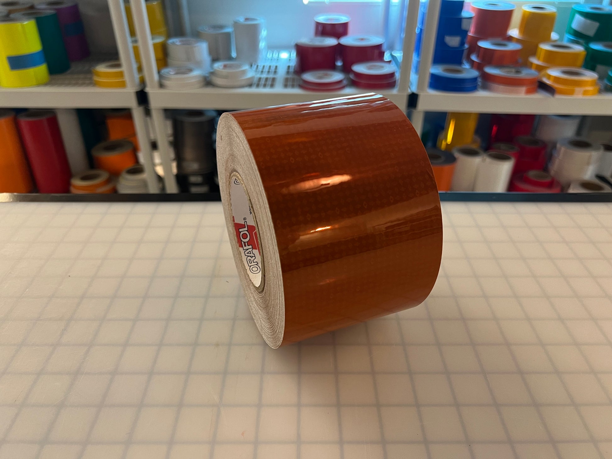 4" Inch Oralite V82 Orange Prismatic Reflective Tape (Type 5) - Reflective Pro