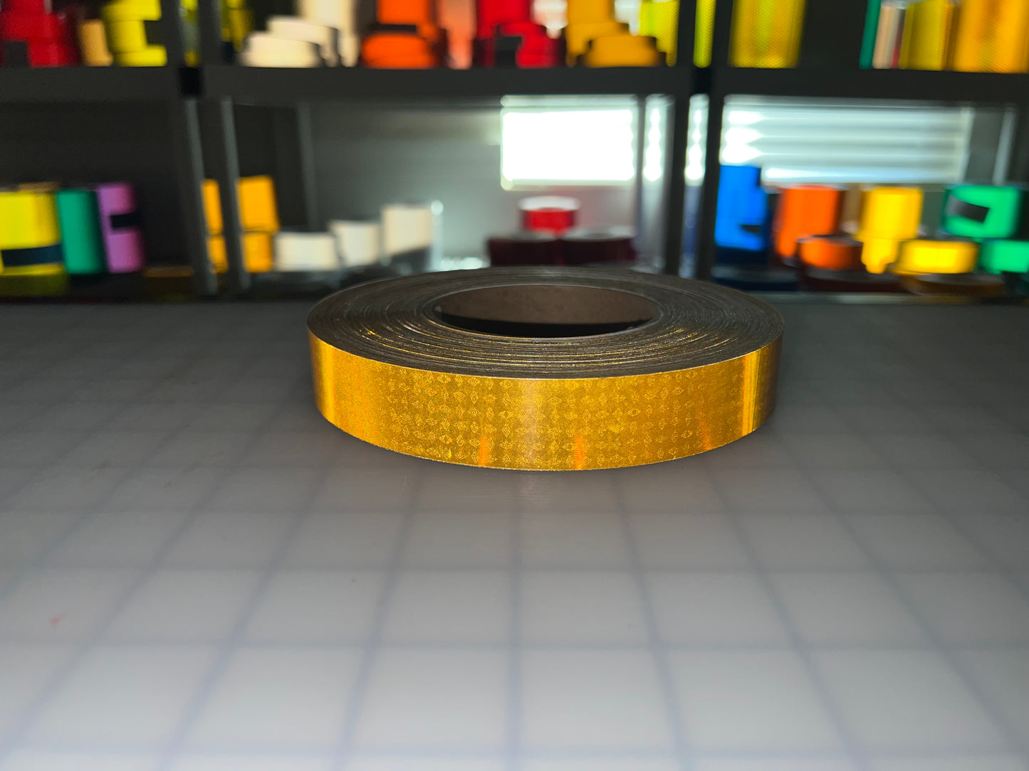 1" Inch Oralite V82 School Bus Yellow Prismatic Reflective Tape (Type 5) - Reflective Pro