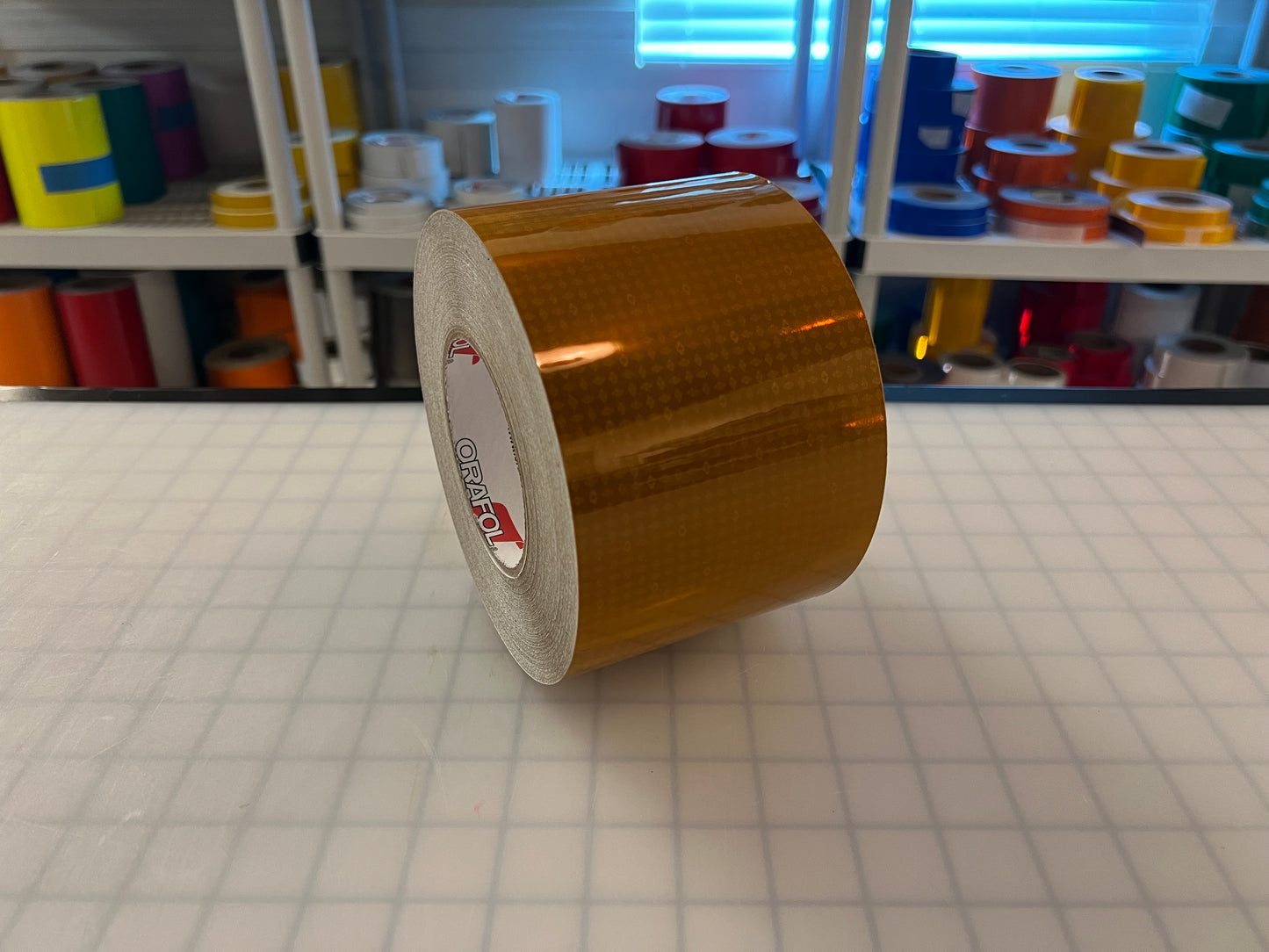 4" Inch Oralite V82 School Bus Yellow Prismatic Reflective Tape (Type 5) - Reflective Pro