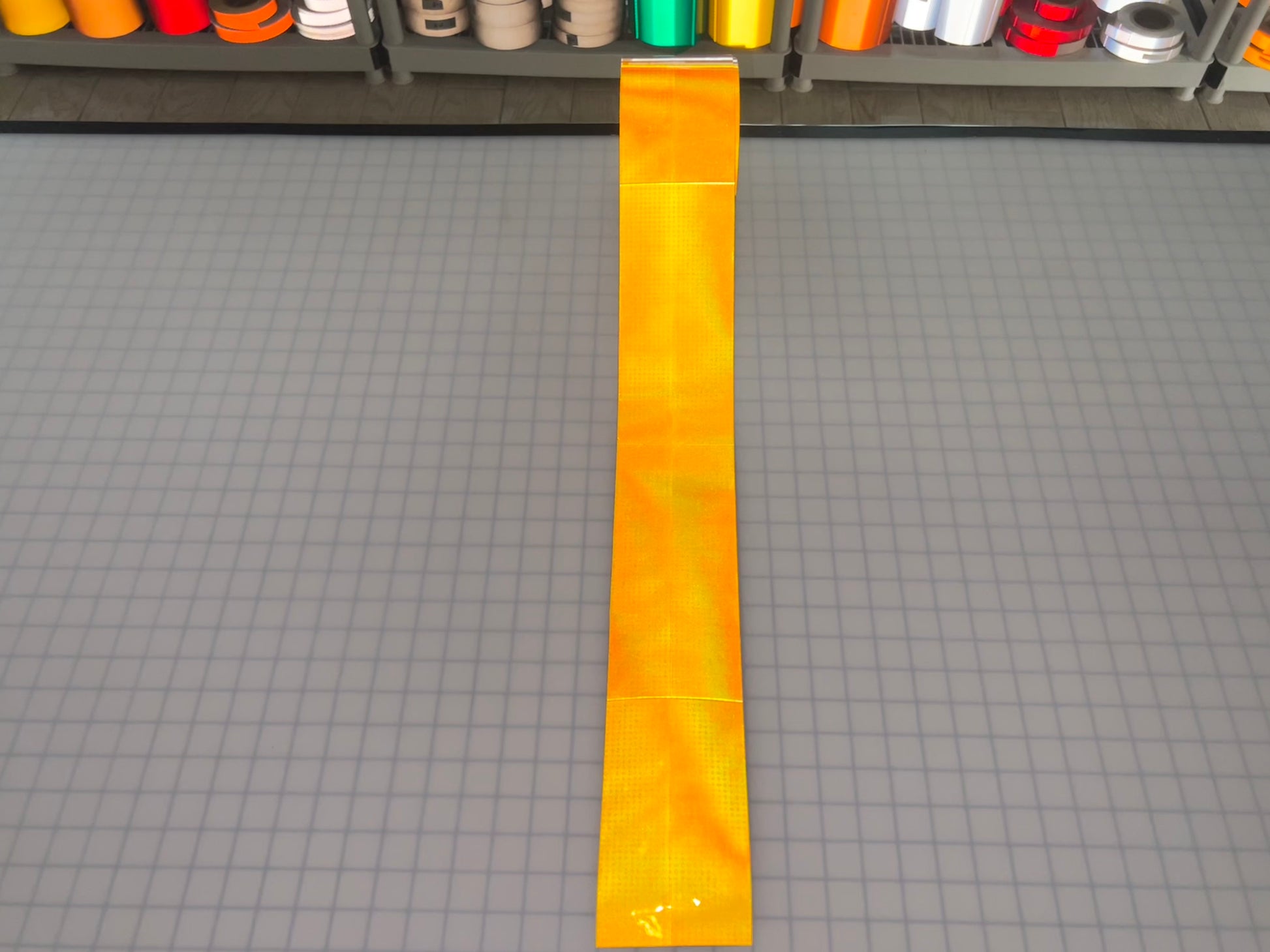 4" Inch Oralite V82 School Bus Yellow Prismatic Reflective Tape (Type 5) - Reflective Pro