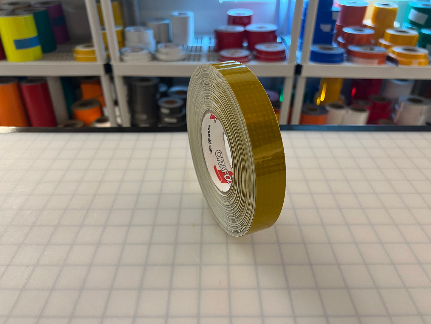 1" Inch Oralite V82 Standard Yellow Prismatic Reflective Tape (Type 5) - Reflective Pro