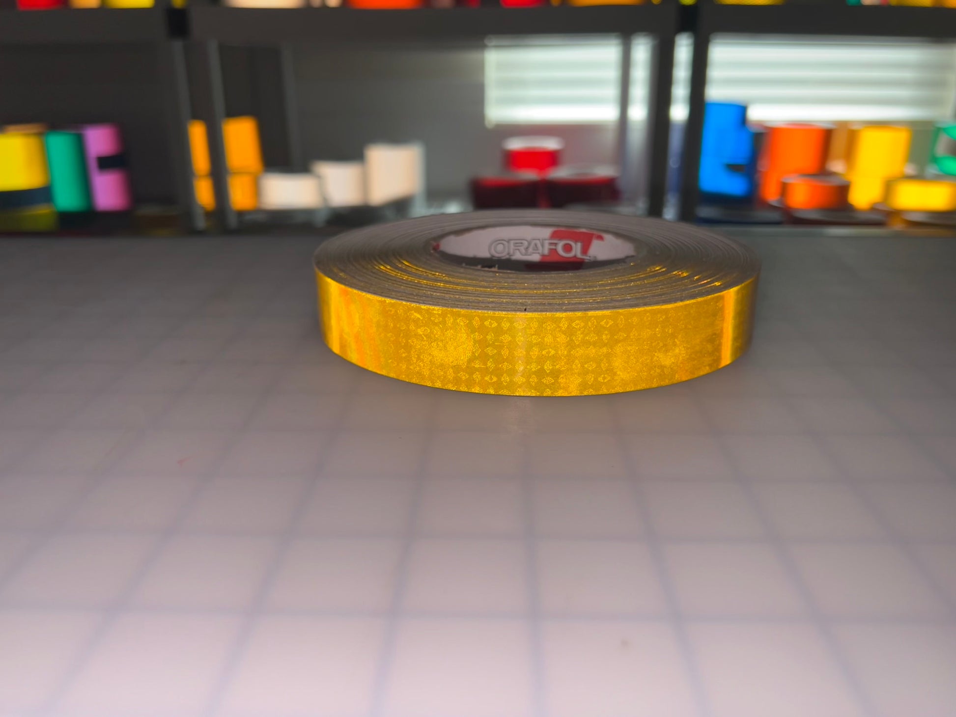 1" Inch Oralite V82 Standard Yellow Prismatic Reflective Tape (Type 5) - Reflective Pro
