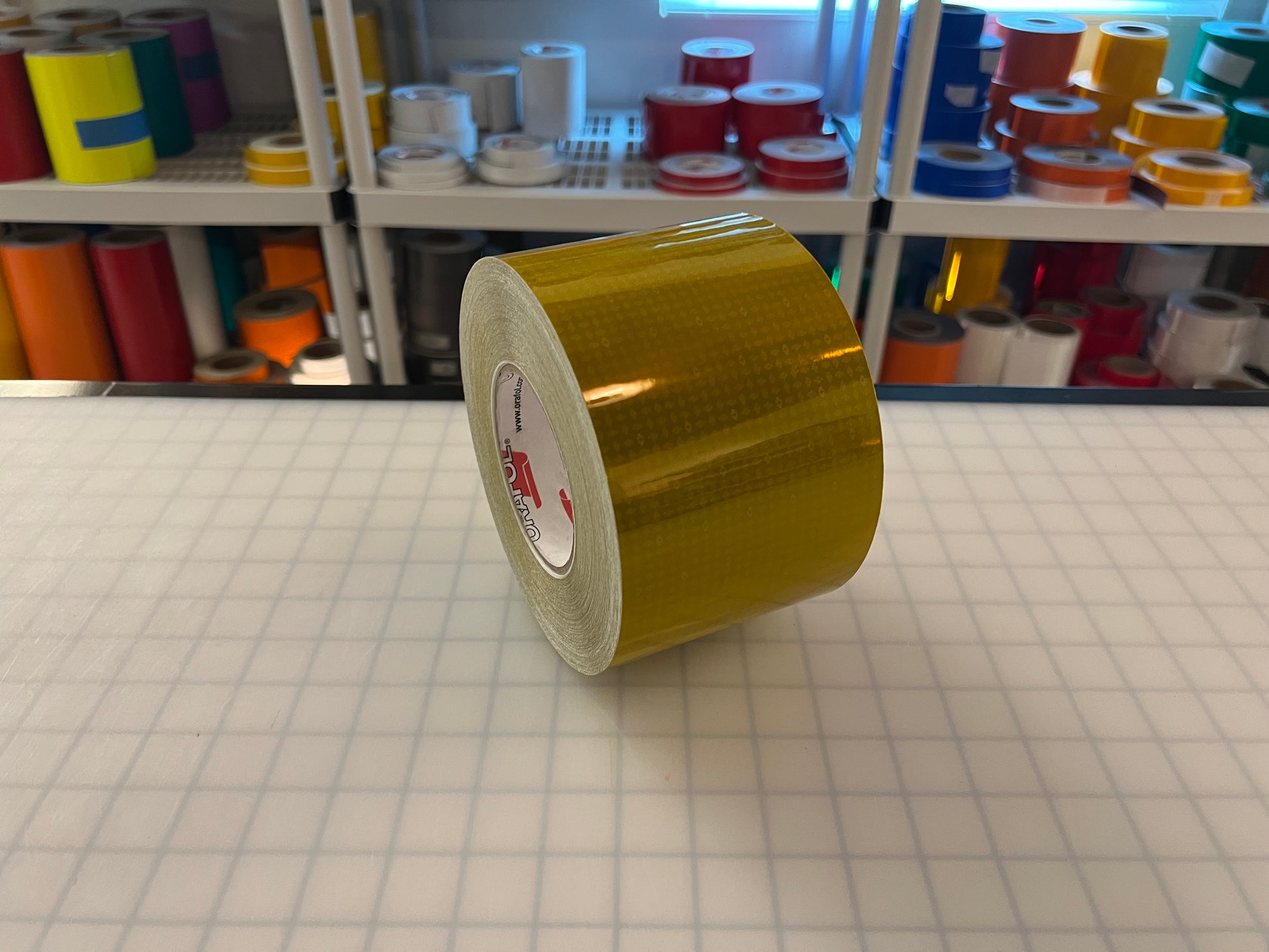 4" Inch Oralite V82 Standard Yellow Prismatic Reflective Tape (Type 5) - Reflective Pro