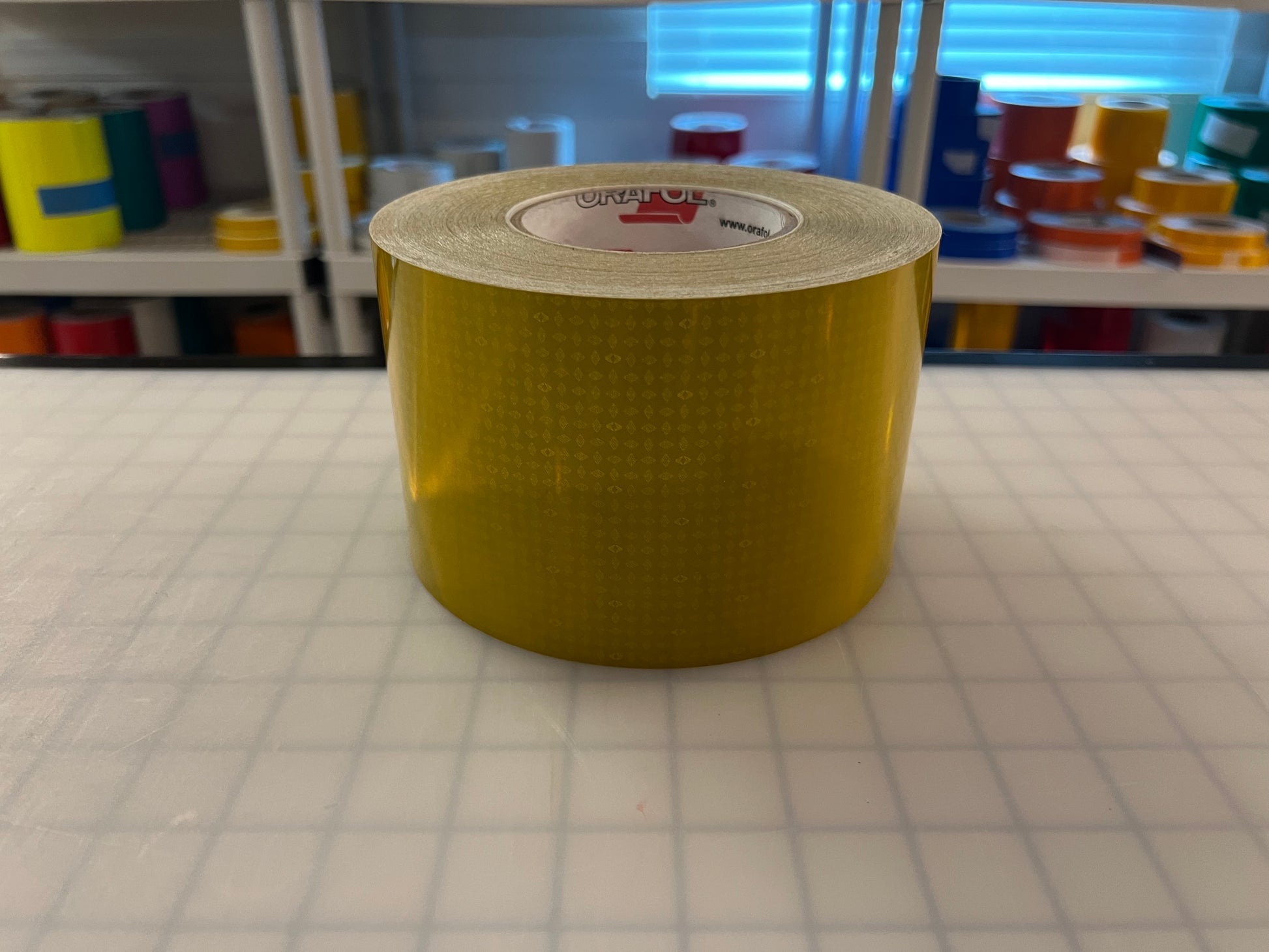 4" Inch Oralite V82 Standard Yellow Prismatic Reflective Tape (Type 5) - Reflective Pro