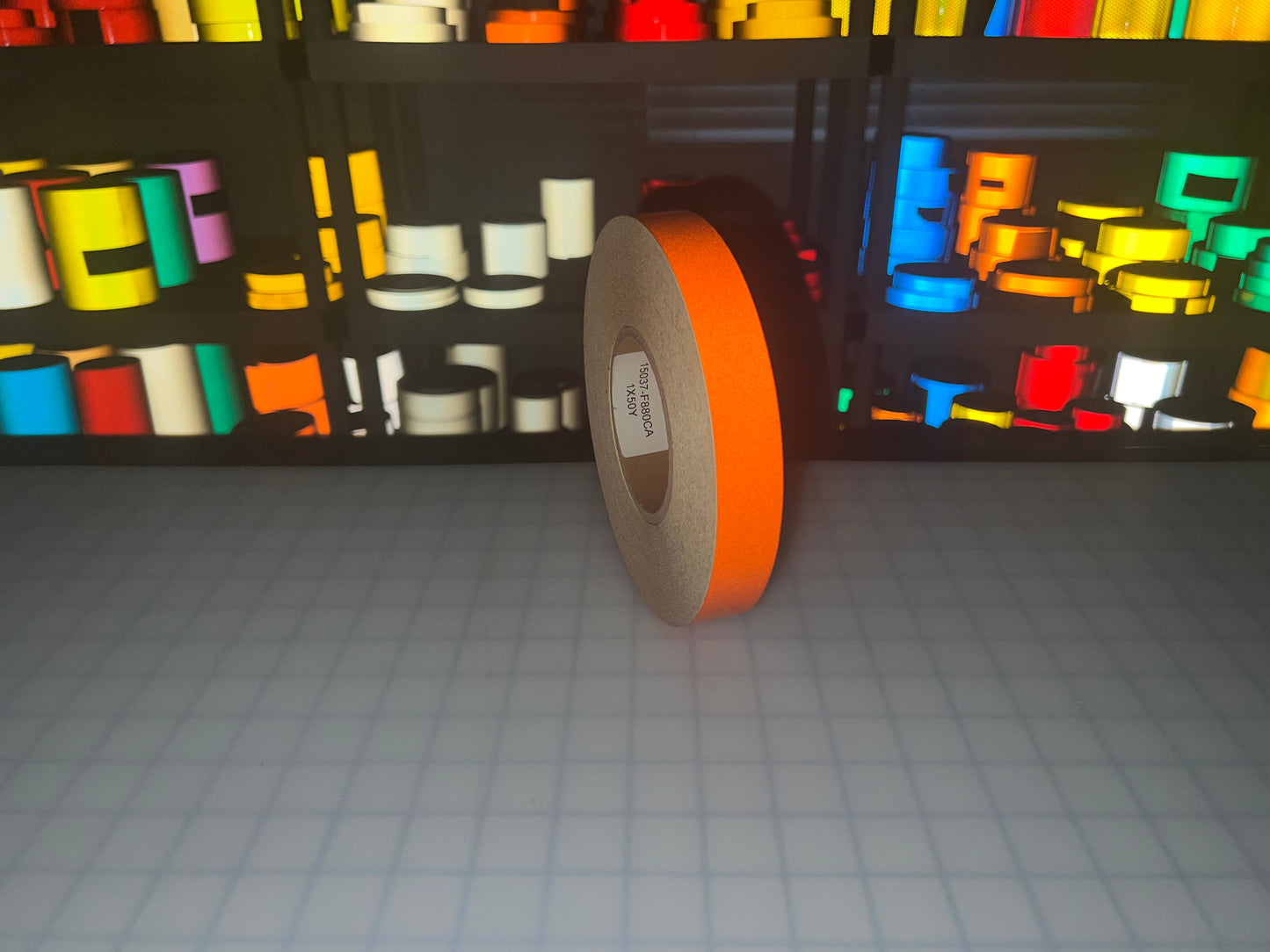 1" Inch Orange Reflective Tape Super Engineer Grade Nikkalite SEG 15000 (Type 2) - Reflective Pro