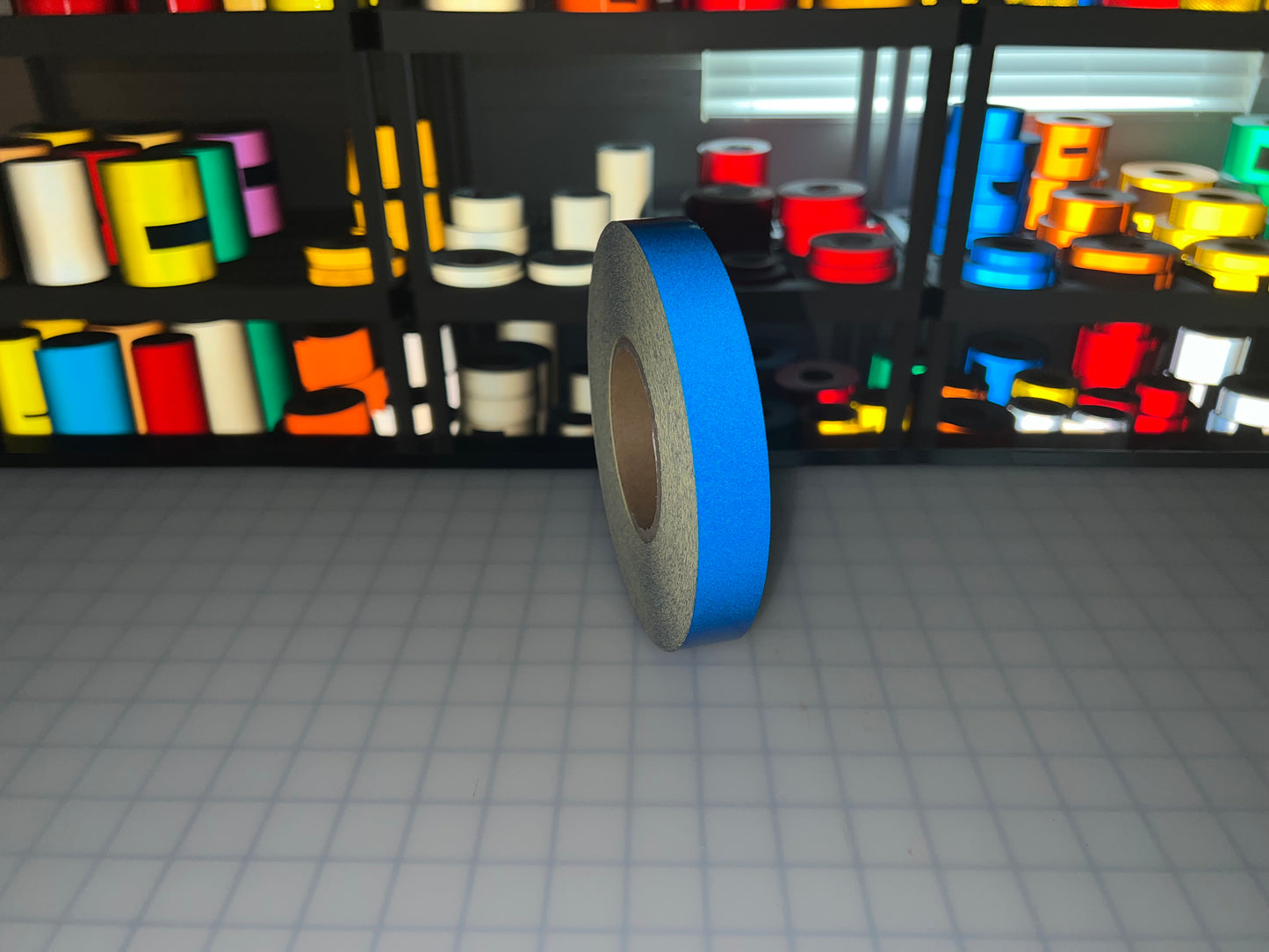 1" Inch Blue Reflective Tape Super Engineer Grade Nikkalite SEG 15000 (Type 2) - Reflective Pro