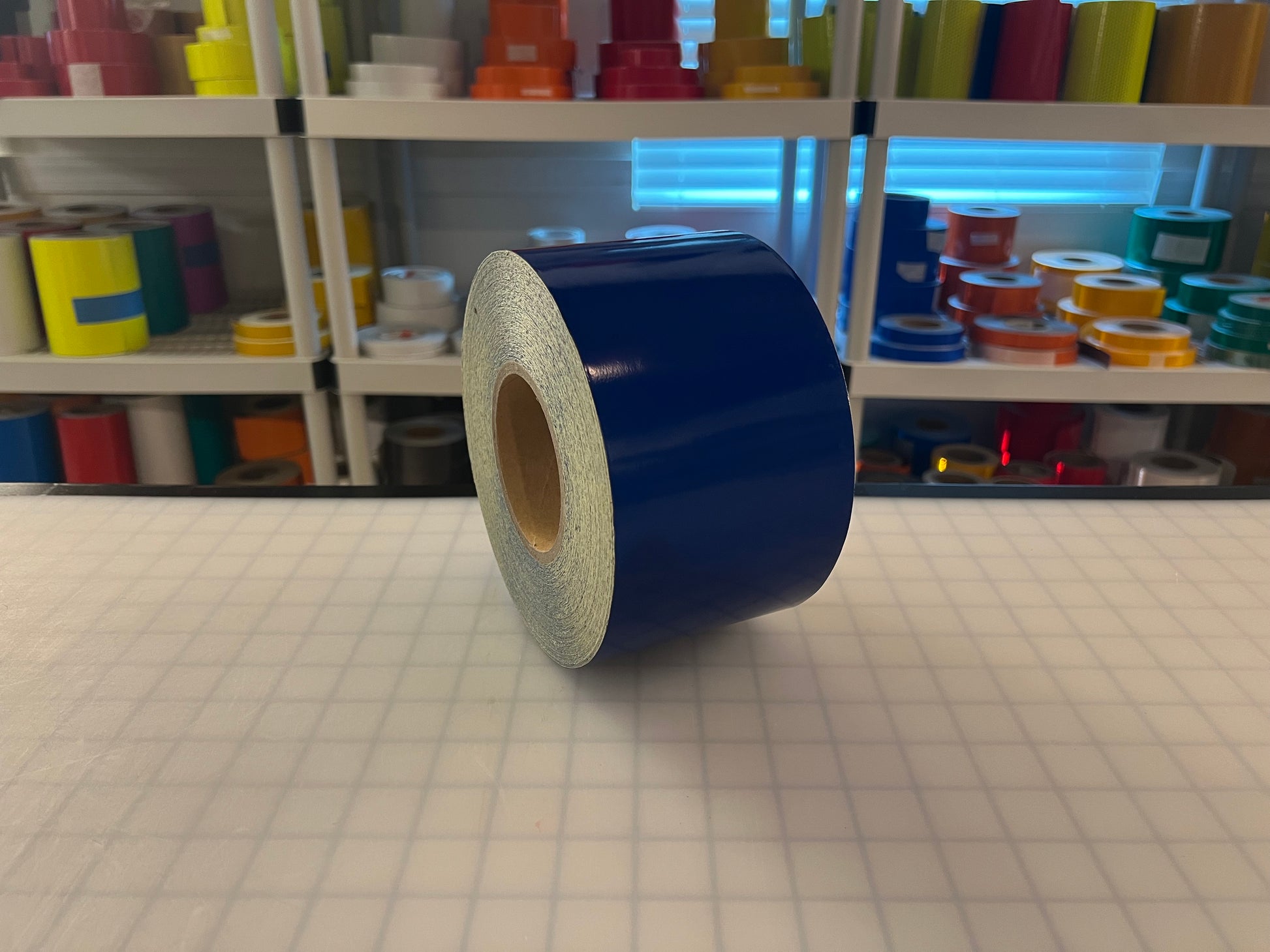 4" Inch Blue Reflective Tape Super Engineer Grade Nikkalite SEG 15000 (Type 2) - Reflective Pro