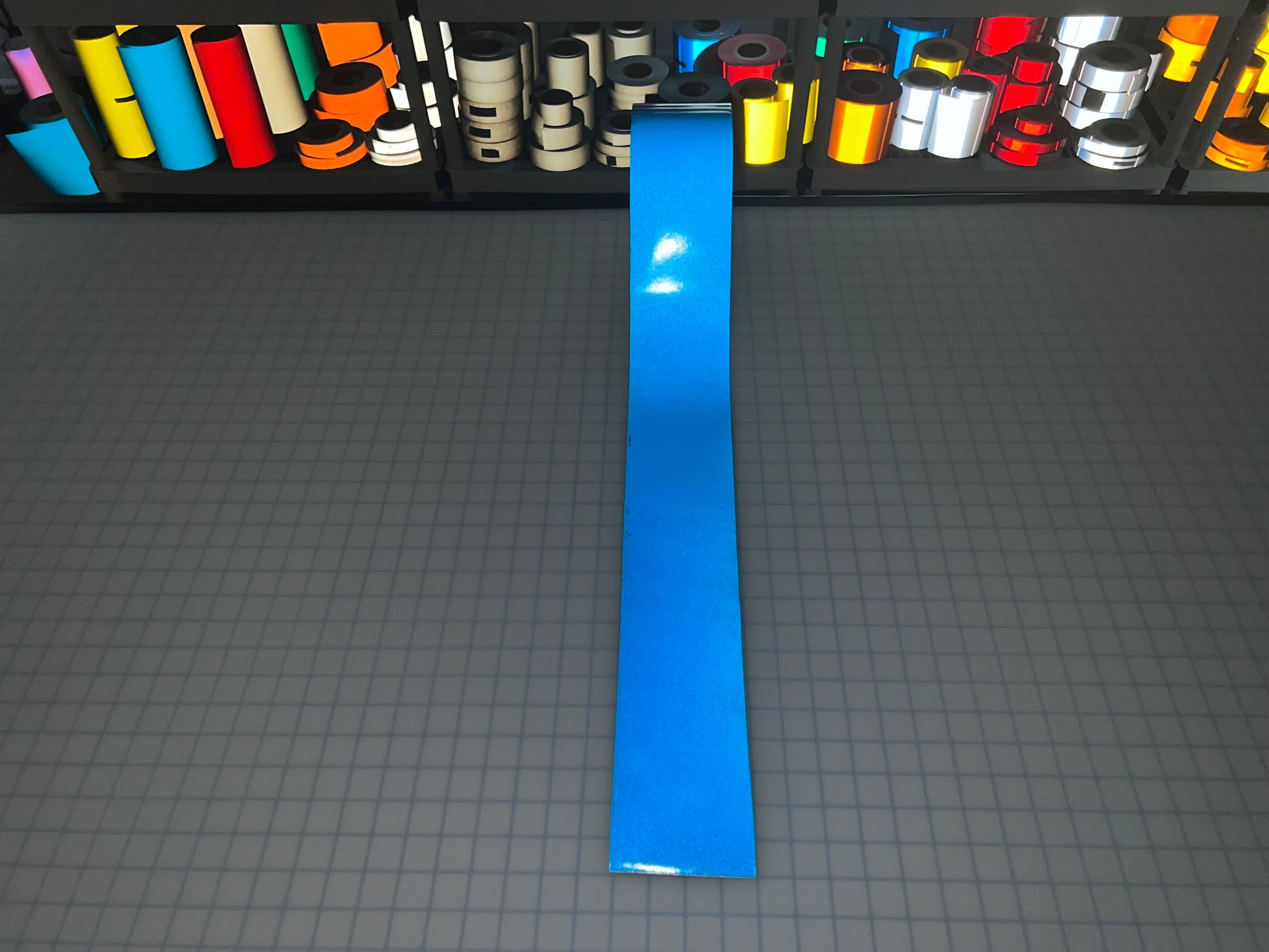 4" Inch Blue Reflective Tape Super Engineer Grade Nikkalite SEG 15000 (Type 2) - Reflective Pro