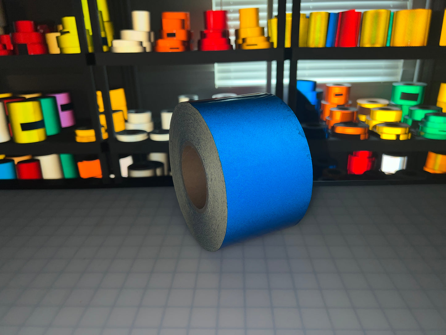 4" Inch Blue Reflective Tape Super Engineer Grade Nikkalite SEG 15000 (Type 2) - Reflective Pro