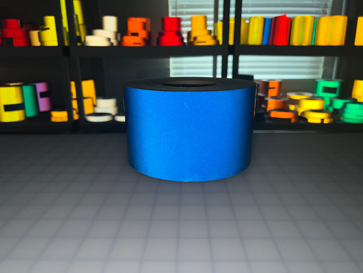 4" Inch Blue Reflective Tape Super Engineer Grade Nikkalite SEG 15000 (Type 2) - Reflective Pro
