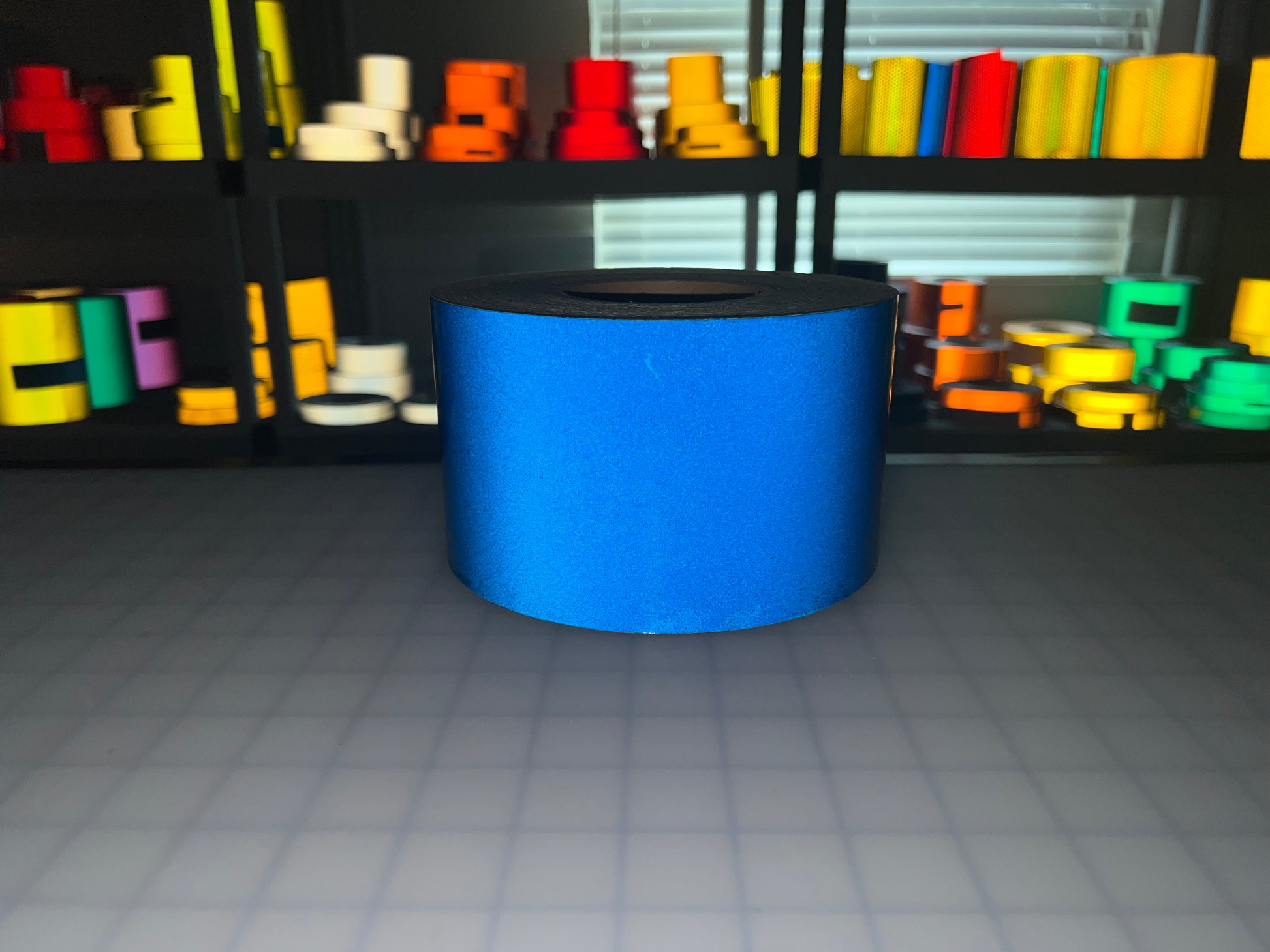 4" Inch Blue Reflective Tape Super Engineer Grade Nikkalite SEG 15000 (Type 2) - Reflective Pro