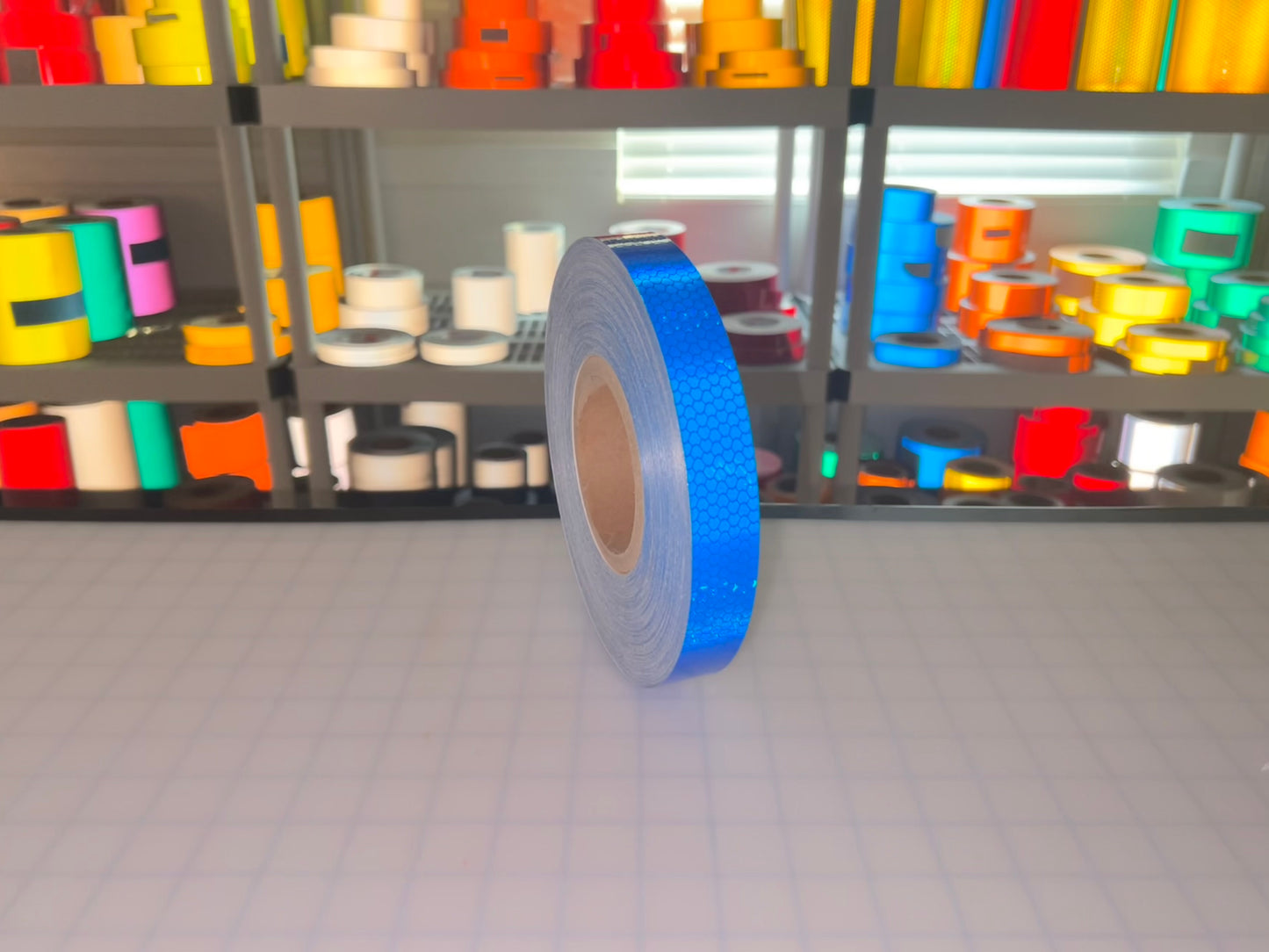 1" Inch Blue Reflective Tape Nikkalite 94000 (Type 4 HIP) - Reflective Pro