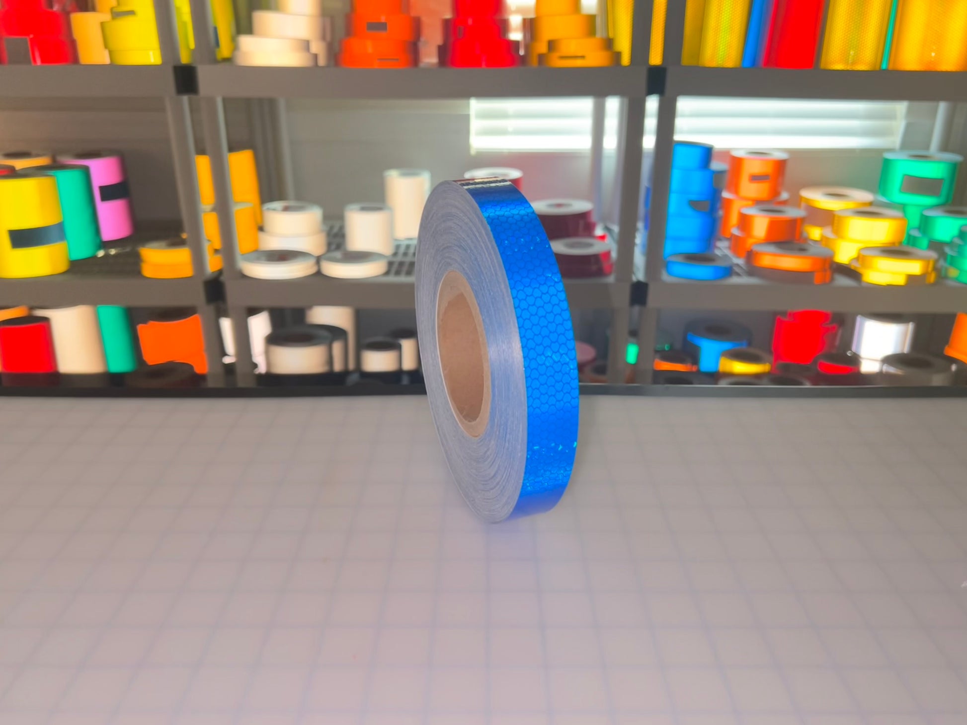 1" Inch Blue Reflective Tape Nikkalite 94000 (Type 4 HIP) - Reflective Pro