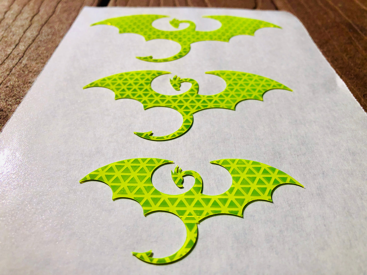 Reflective Prismatic "Dragon" Sticker Oralite V98