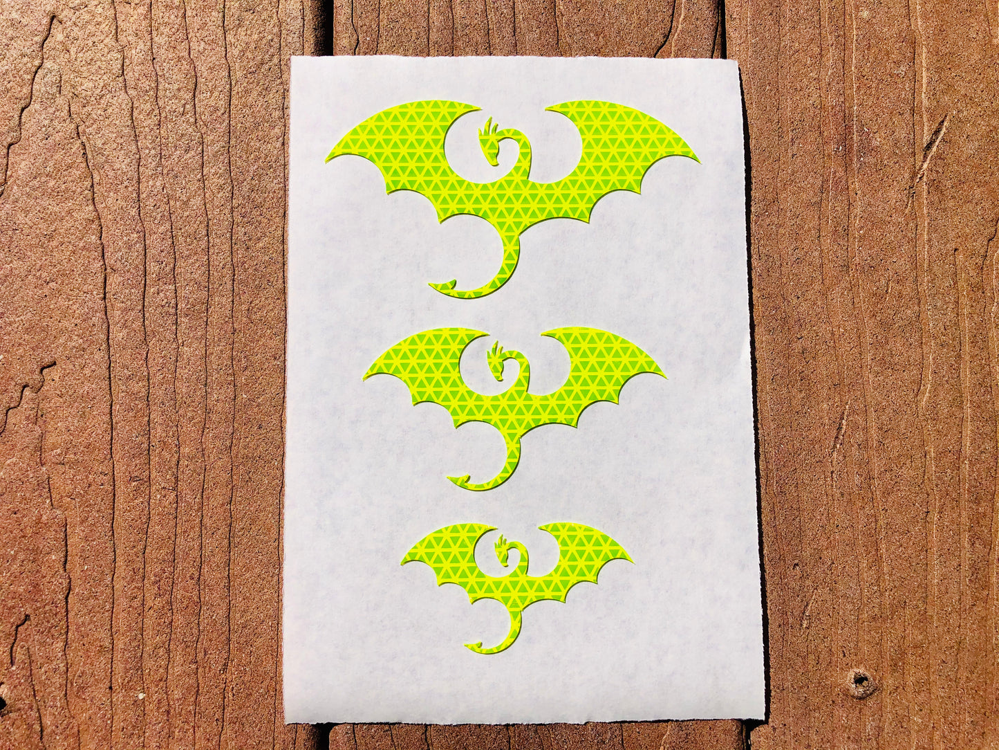 Reflective Prismatic "Dragon" Sticker Oralite V98
