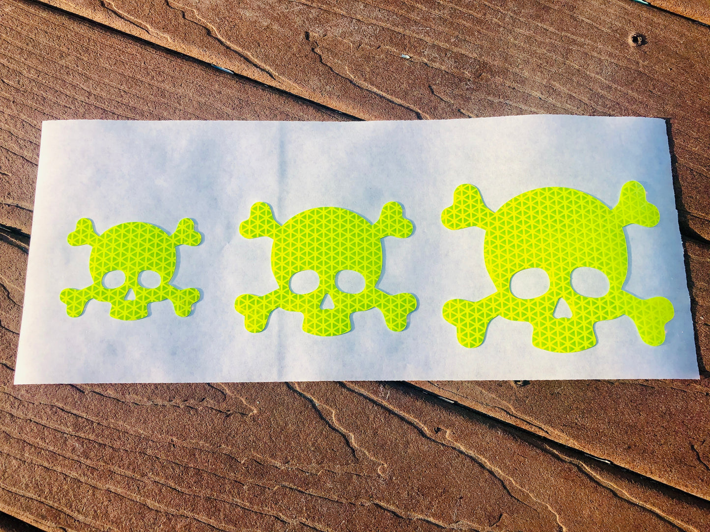 Reflective Prismatic "Skull" Sticker Oralite V98 - Reflective Pro