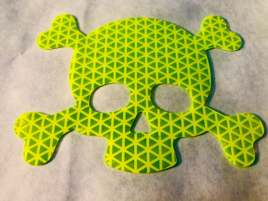 Reflective Prismatic "Skull" Sticker Oralite V98 - Reflective Pro