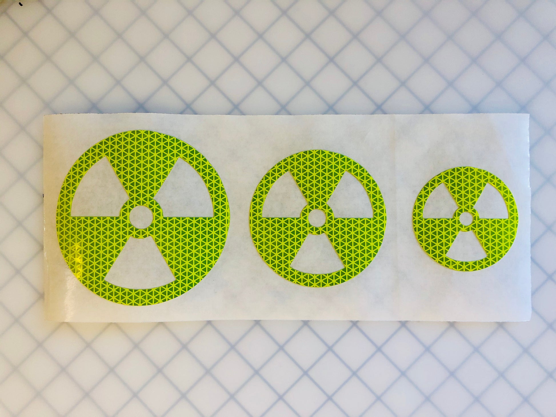 Reflective Prismatic "Nuclear" Sticker Oralite V98 - Reflective Pro