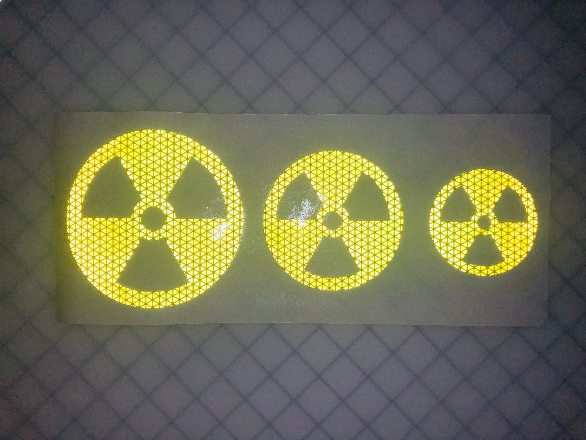 Reflective Prismatic "Nuclear" Sticker Oralite V98 - Reflective Pro