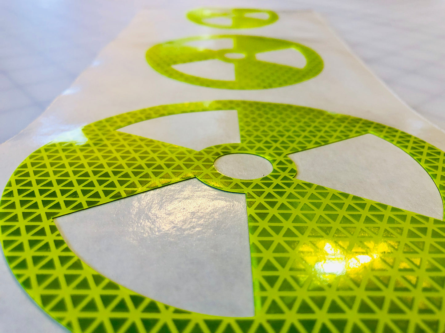 Reflective Prismatic "Nuclear" Sticker Oralite V98 - Reflective Pro