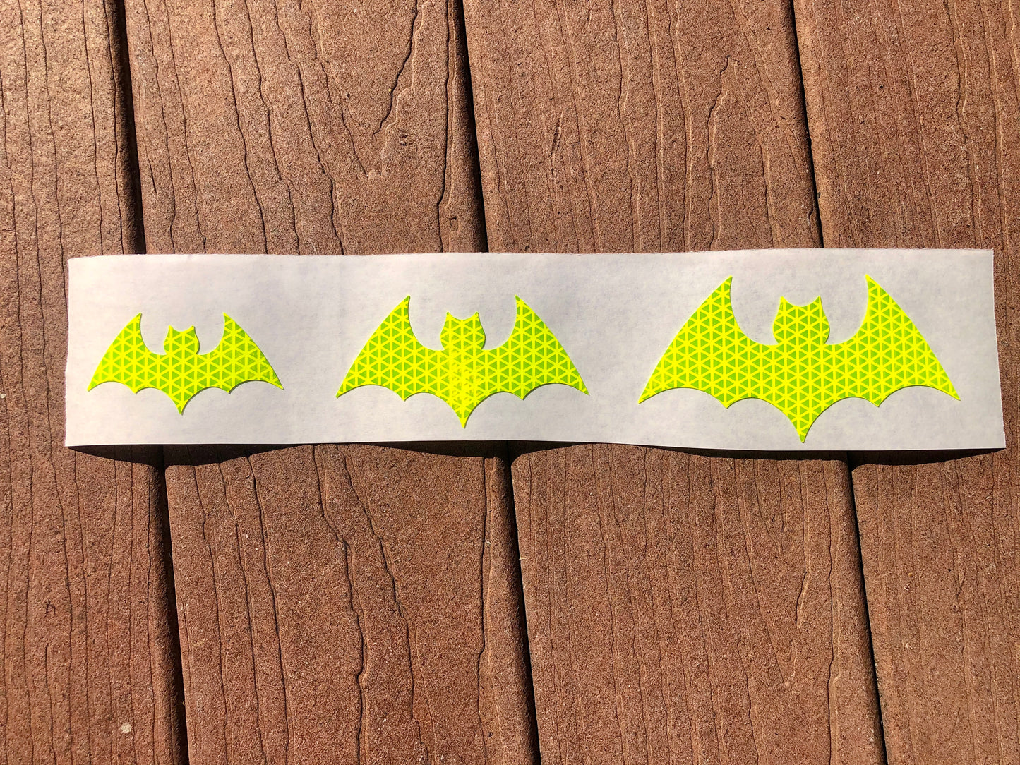 Reflective Prismatic "Bat" Sticker Oralite V98 - Reflective Pro