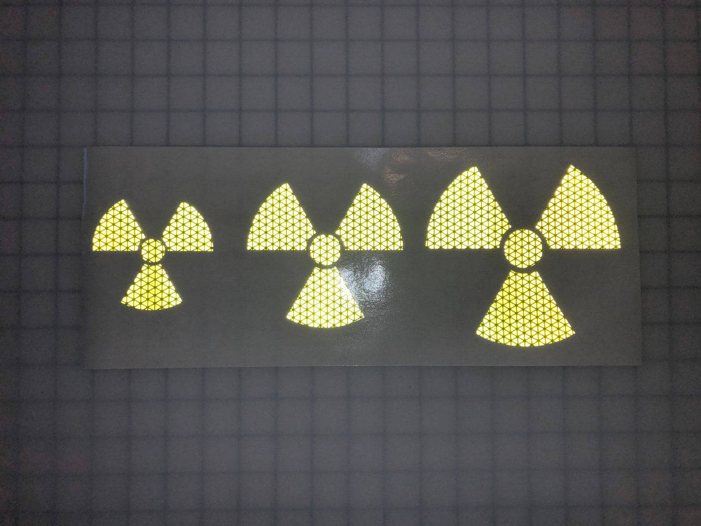 Reflective Prismatic "Radiation" Sticker Oralite V98